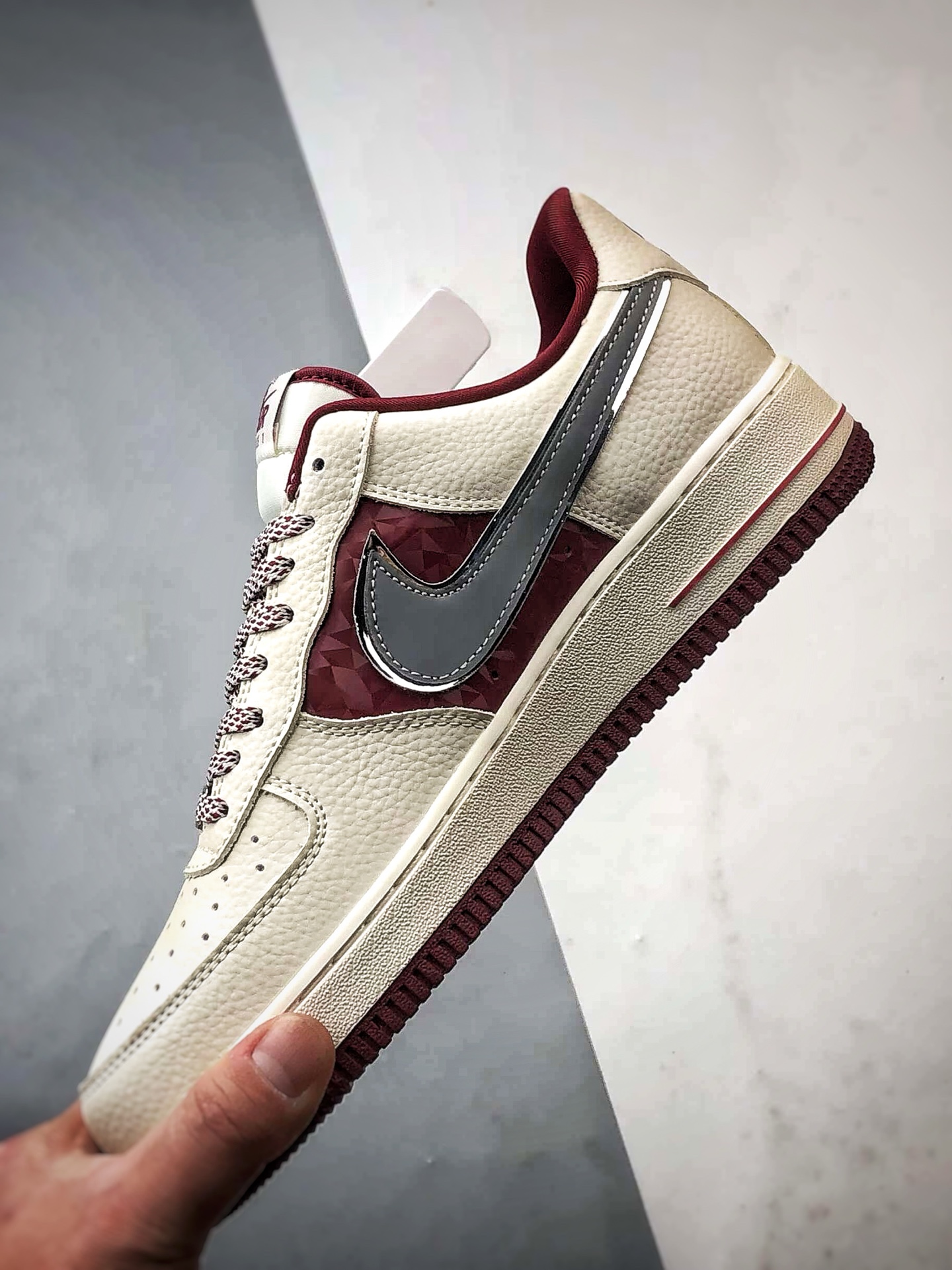 TNF x Air Force 1 Low 米酒红灰钩 DF0188-112 TNF x Air Force 1 Low 米酒红灰钩 DF0188-112