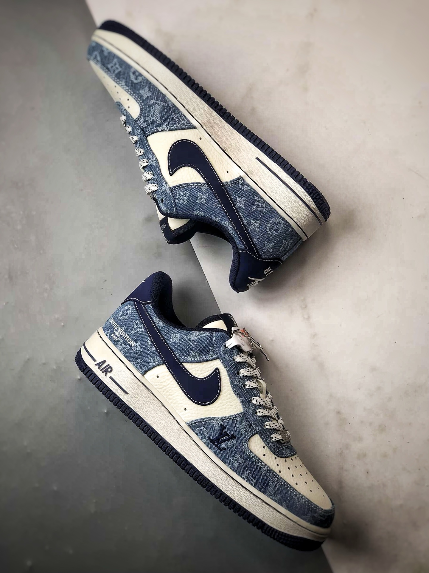 LV x Air Force 1 Low 白蓝牛仔 NH0601-578