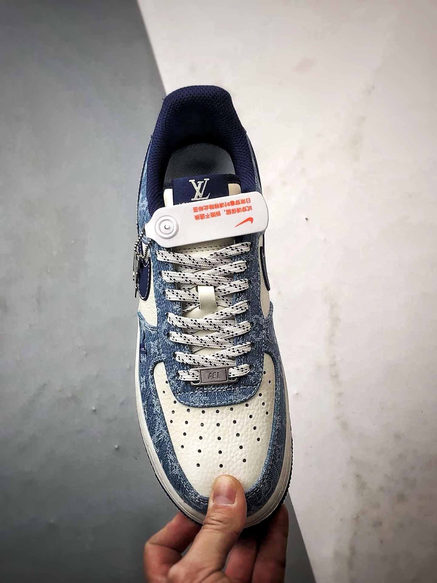 LV x Air Force 1 Low 白蓝牛仔 NH0601-578
