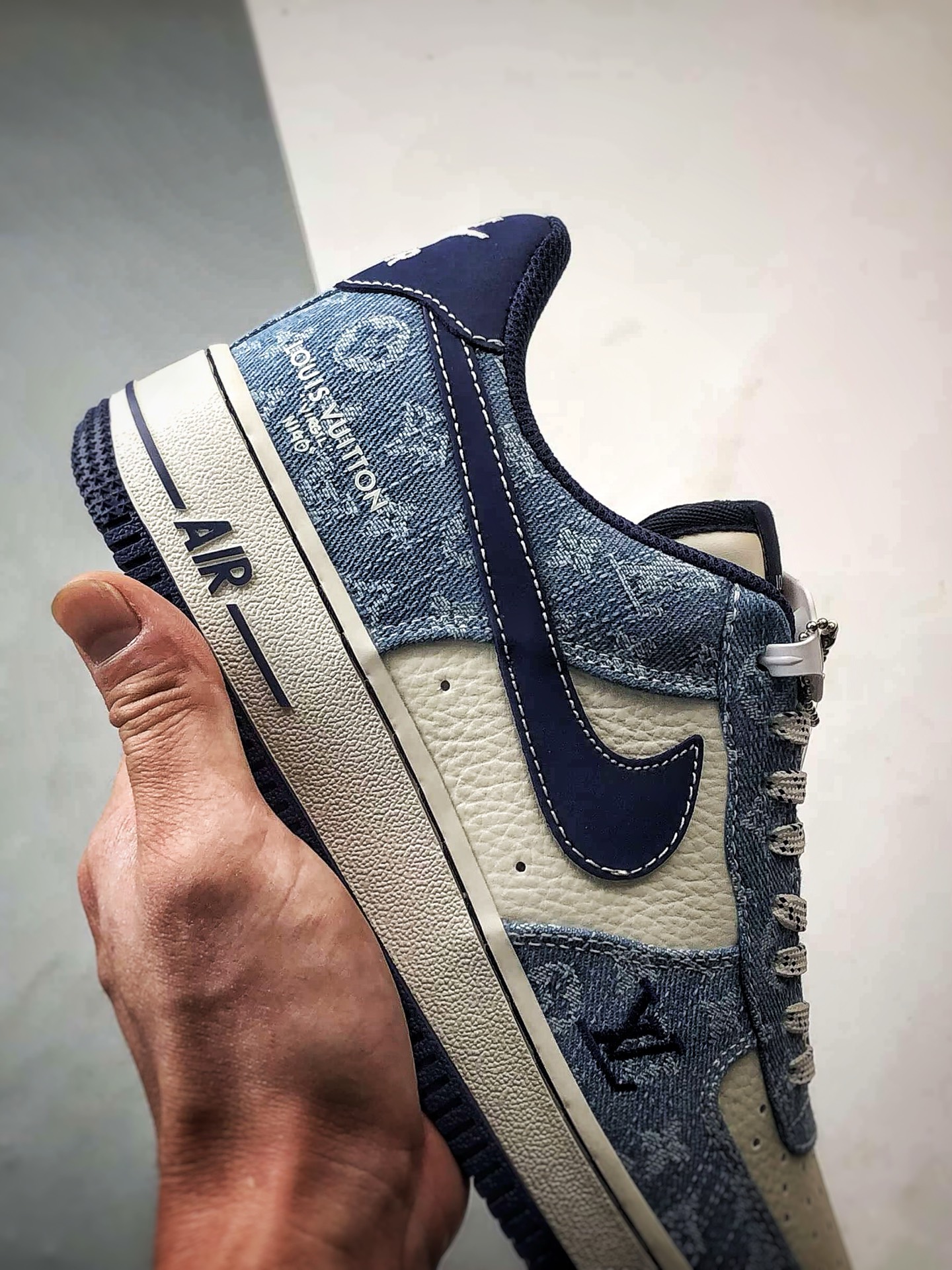 LV x Air Force 1 Low 白蓝牛仔 NH0601-578