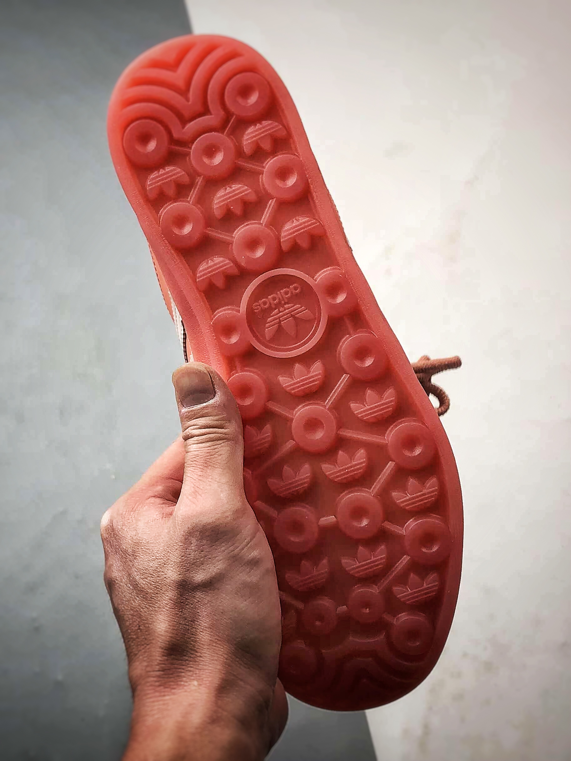 Bad Bunny x AD Originals Gazelle Indoor 红棕色 联名款三叶草复古休闲运动板鞋 JS5052