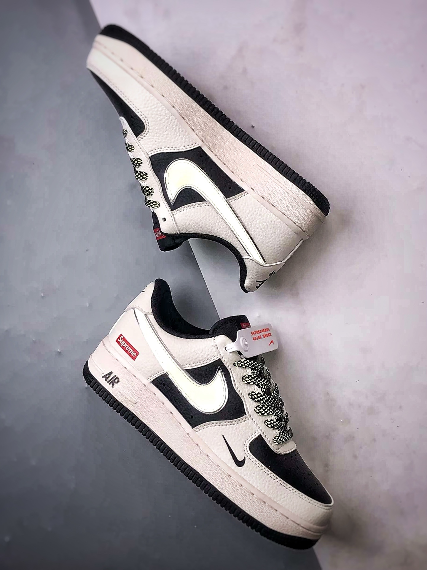 Sup x Air Force 1 Low 米白黑 HH7518-057