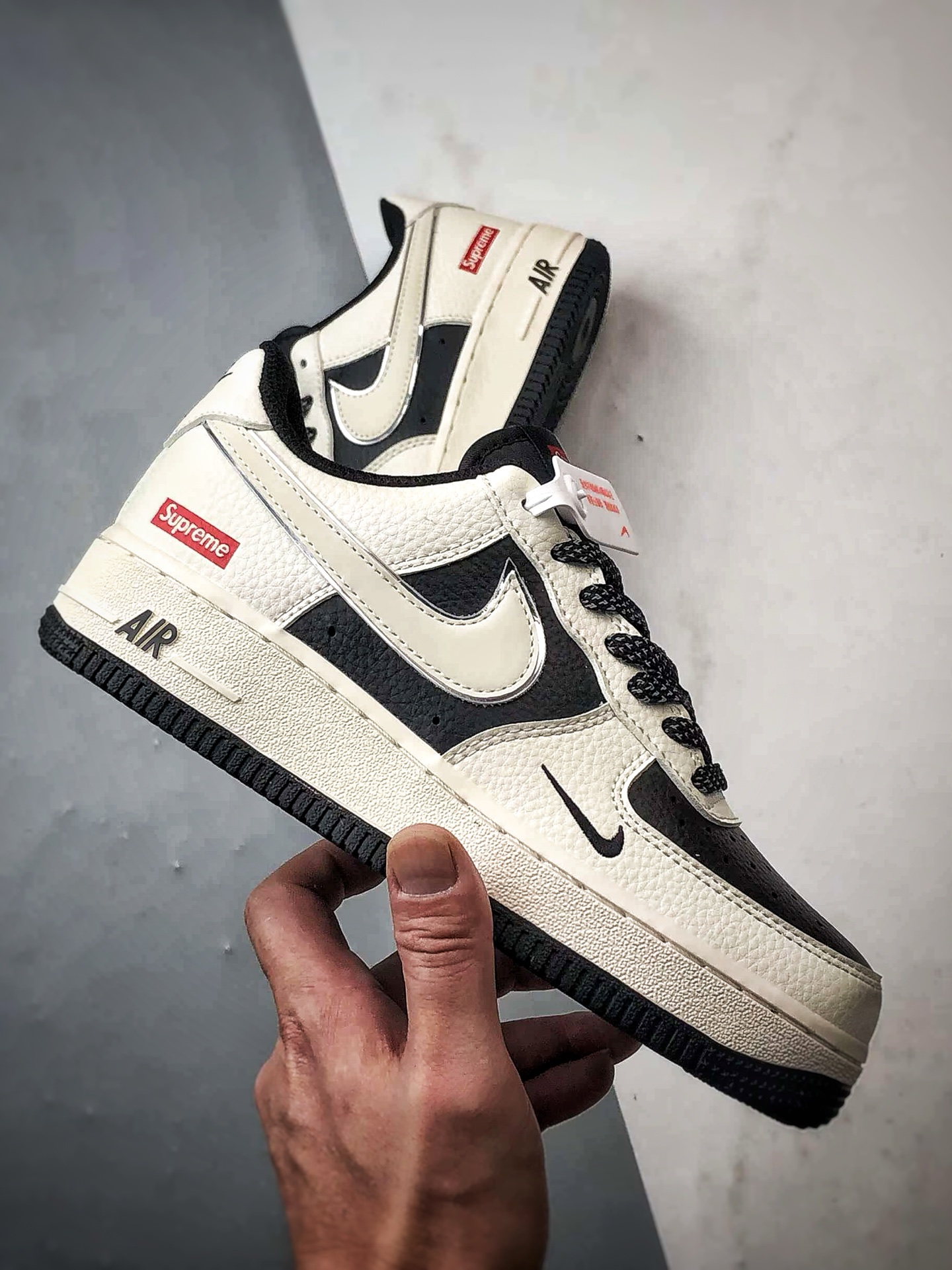 Sup x Air Force 1 Low 米白黑 HH7518-057