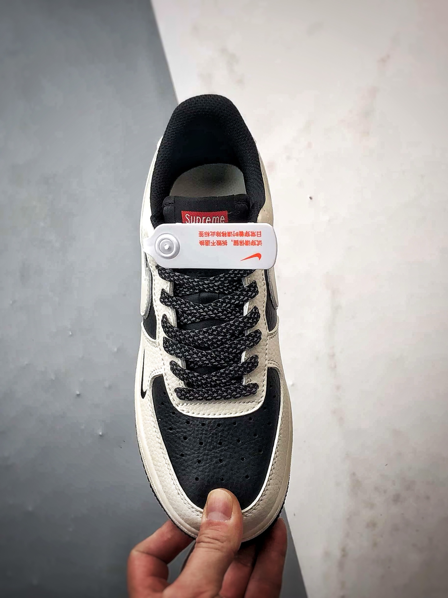 Sup x Air Force 1 Low 米白黑 HH7518-057