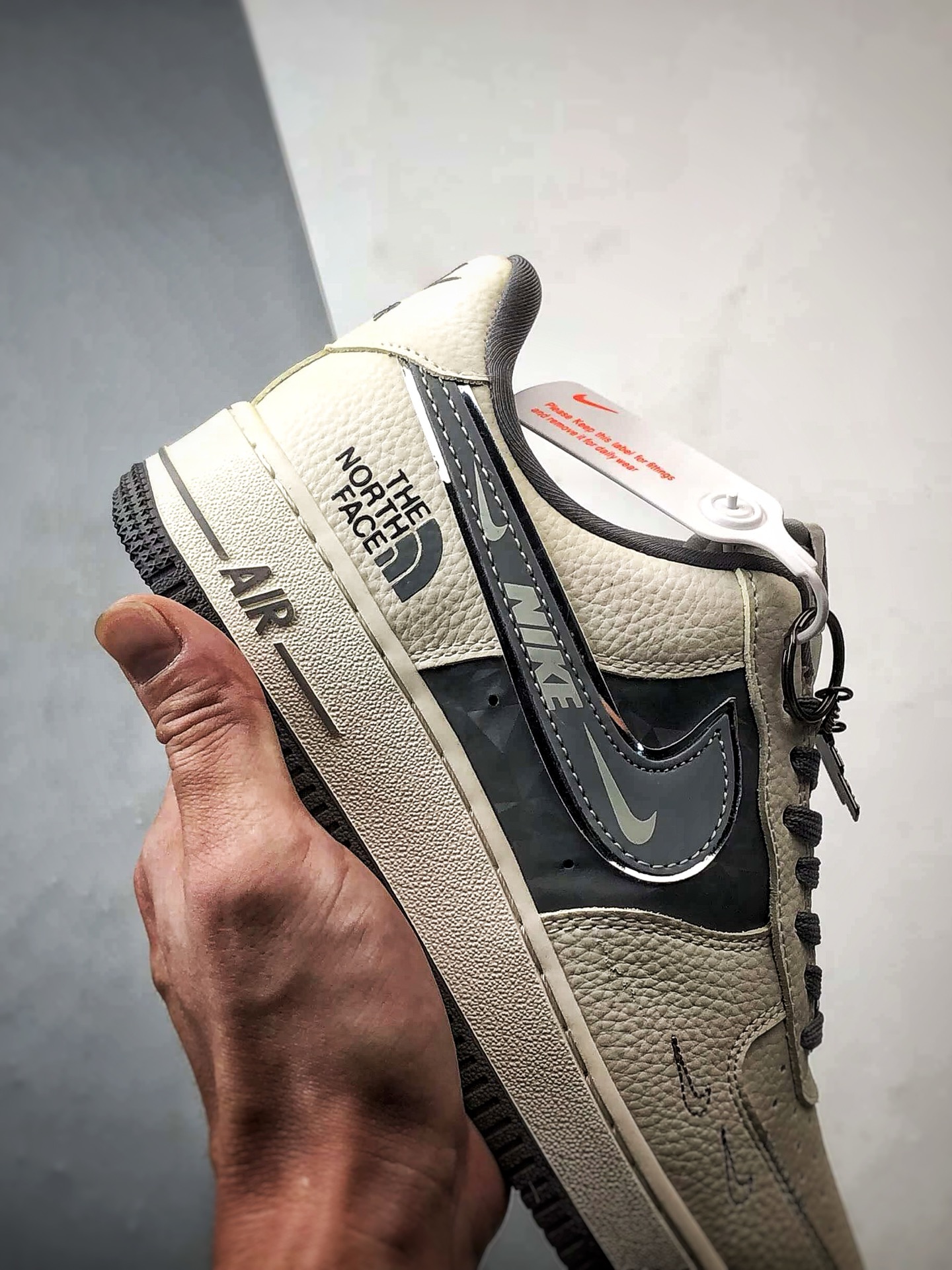 TNF x Air Force 1 Low 米白灰 DF0188-114
