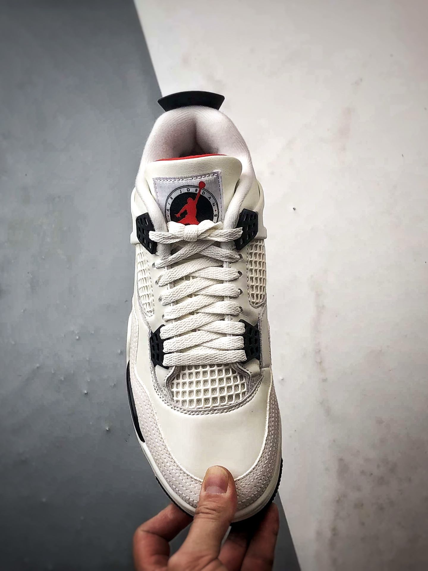 Air Jordan 4 Retro ”Flight Club” Sail/Black-University Red 飞行俱乐部白黑 IM4002-100