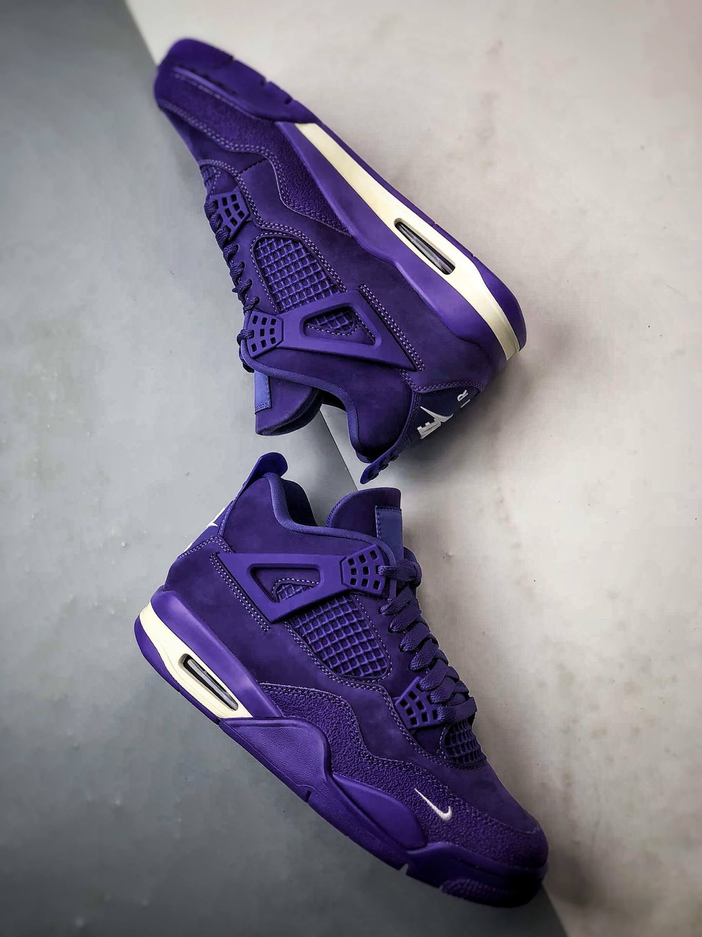 Nigel Sylvester x Air Jordan 4 ”Brick by Brick” 联名紫砖 HF4340-500