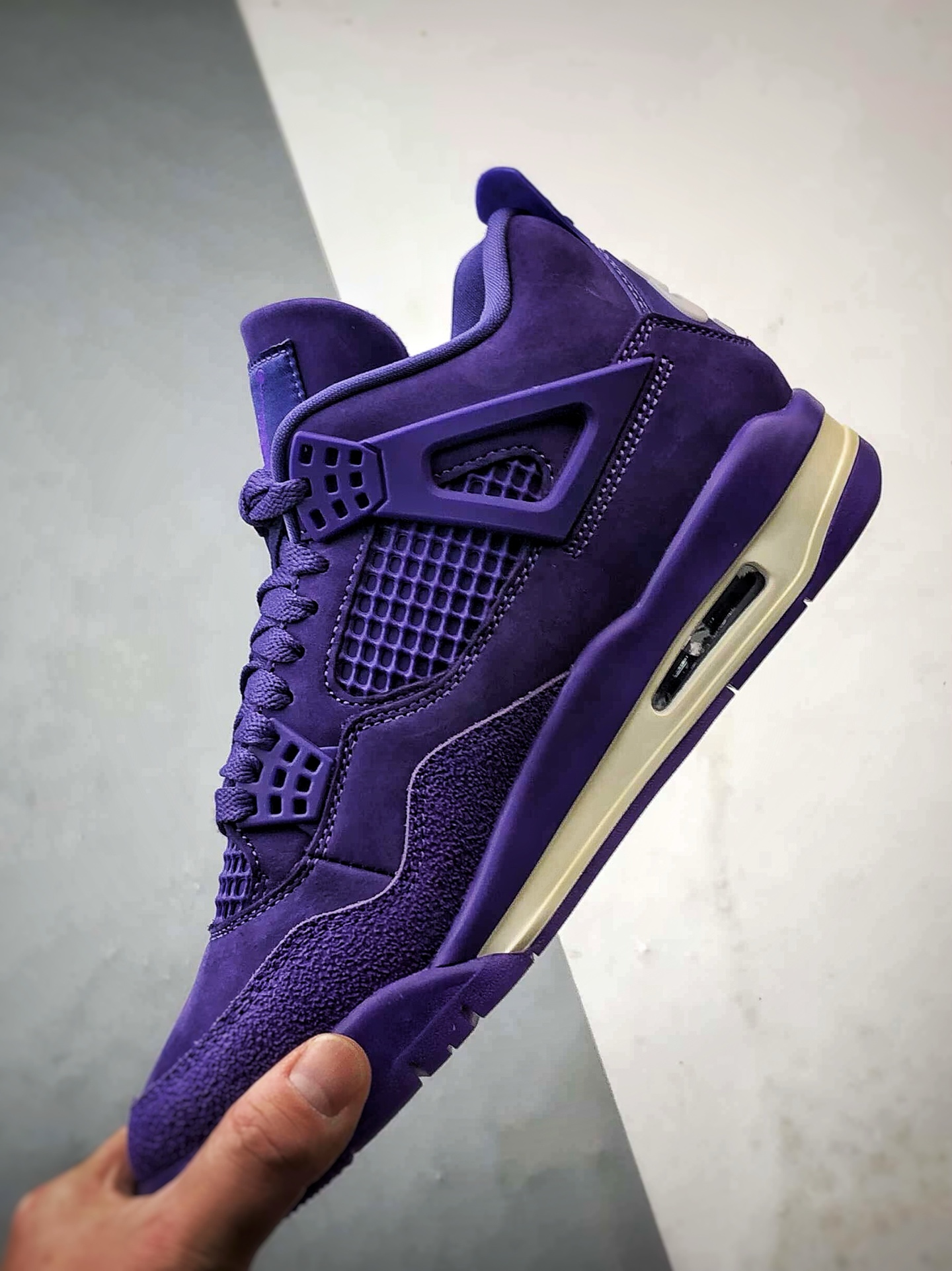 Nigel Sylvester x Air Jordan 4 ”Brick by Brick” 联名紫砖 HF4340-500