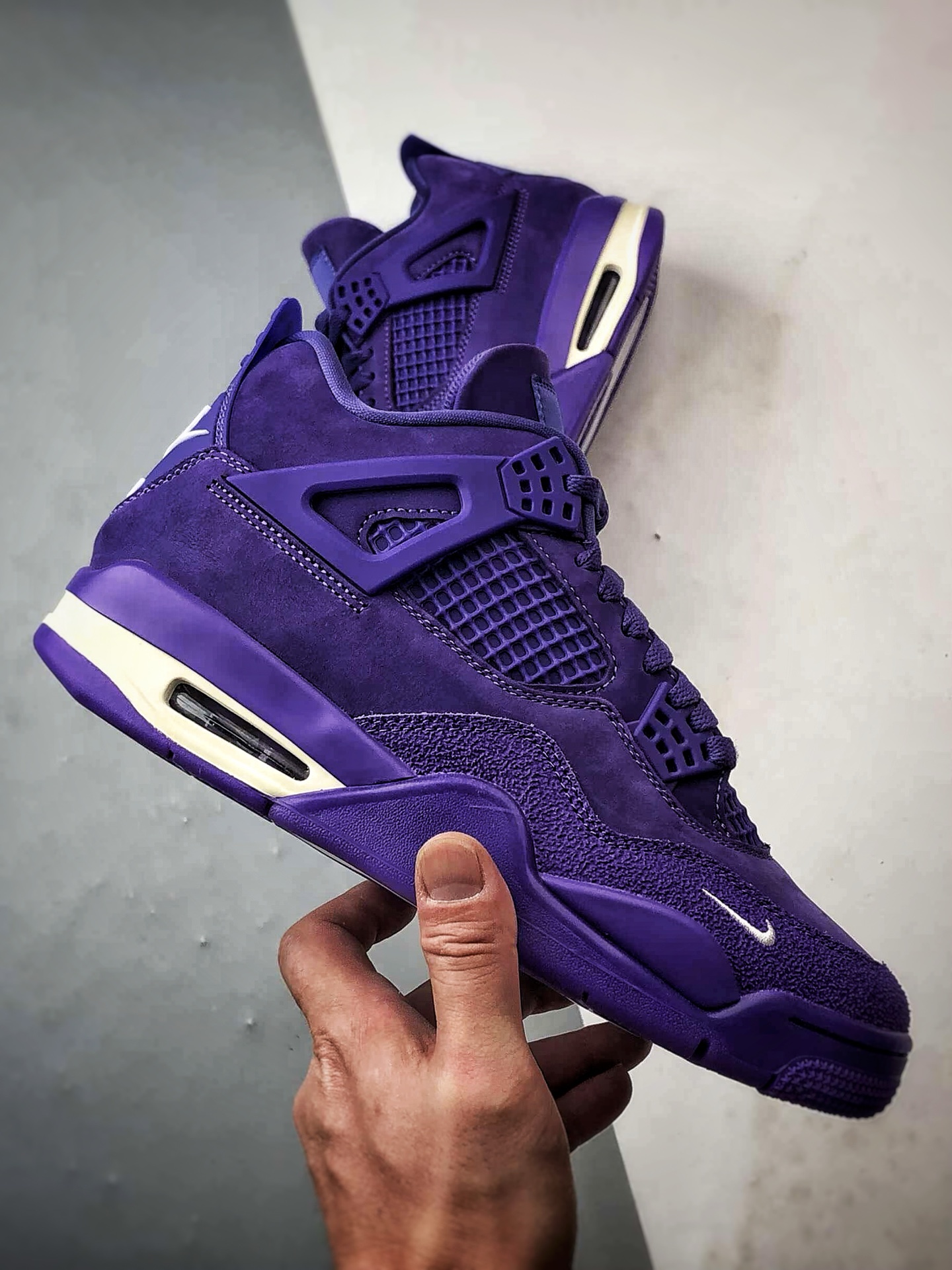 Nigel Sylvester x Air Jordan 4 ”Brick by Brick” 联名紫砖 HF4340-500