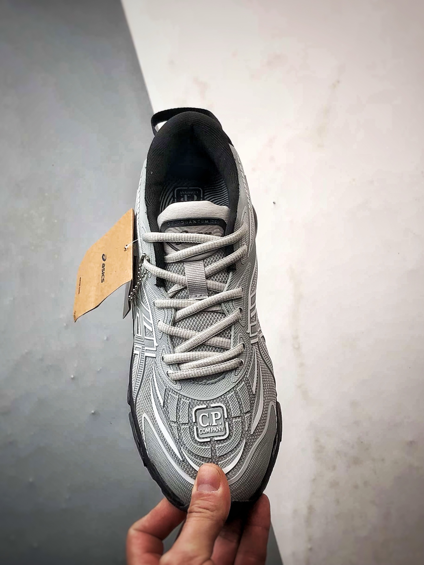C.P.Company x Asics Gel-Quantum 360 银黑 亚瑟士量子系列硅胶回弹休闲运动跑步鞋 1203A507-020 C.P.Company x Asics Gel-Quantum 360 银黑 亚瑟士量子系列硅胶回弹休闲运动跑步鞋 1203A507-020