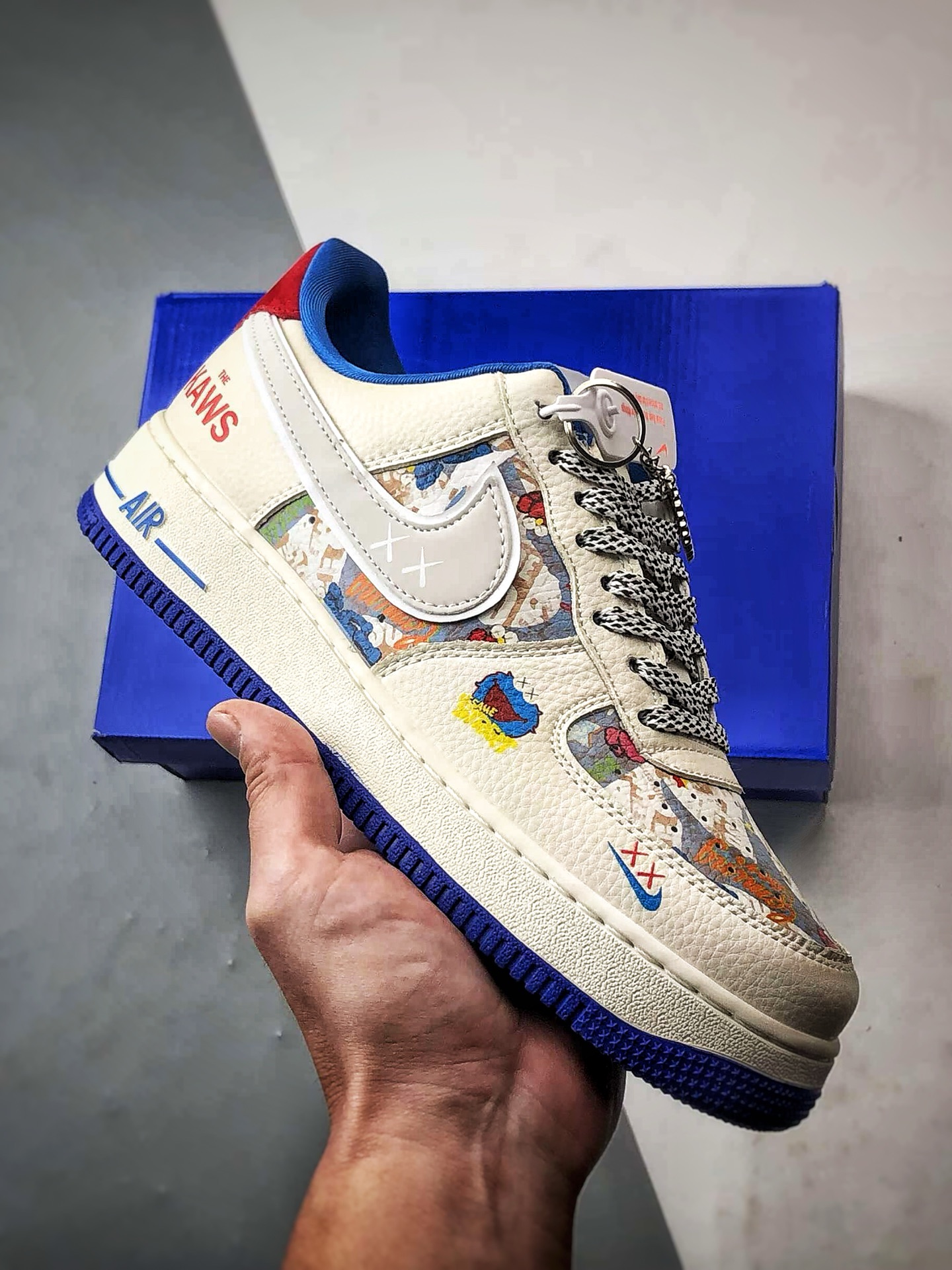 Kaws x Air Force 1 Low 涂鸦米蓝红 SY1388-017