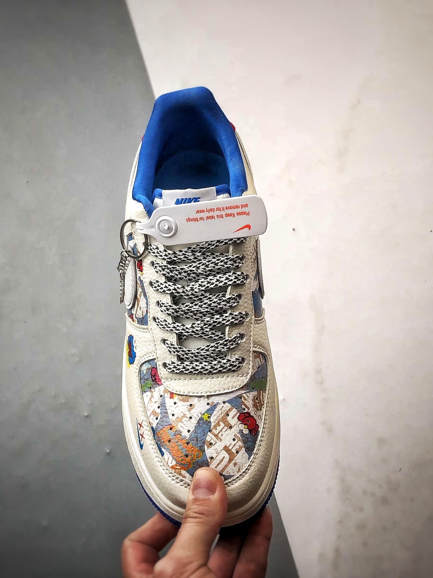 Kaws x Air Force 1 Low 涂鸦米蓝红 SY1388-017