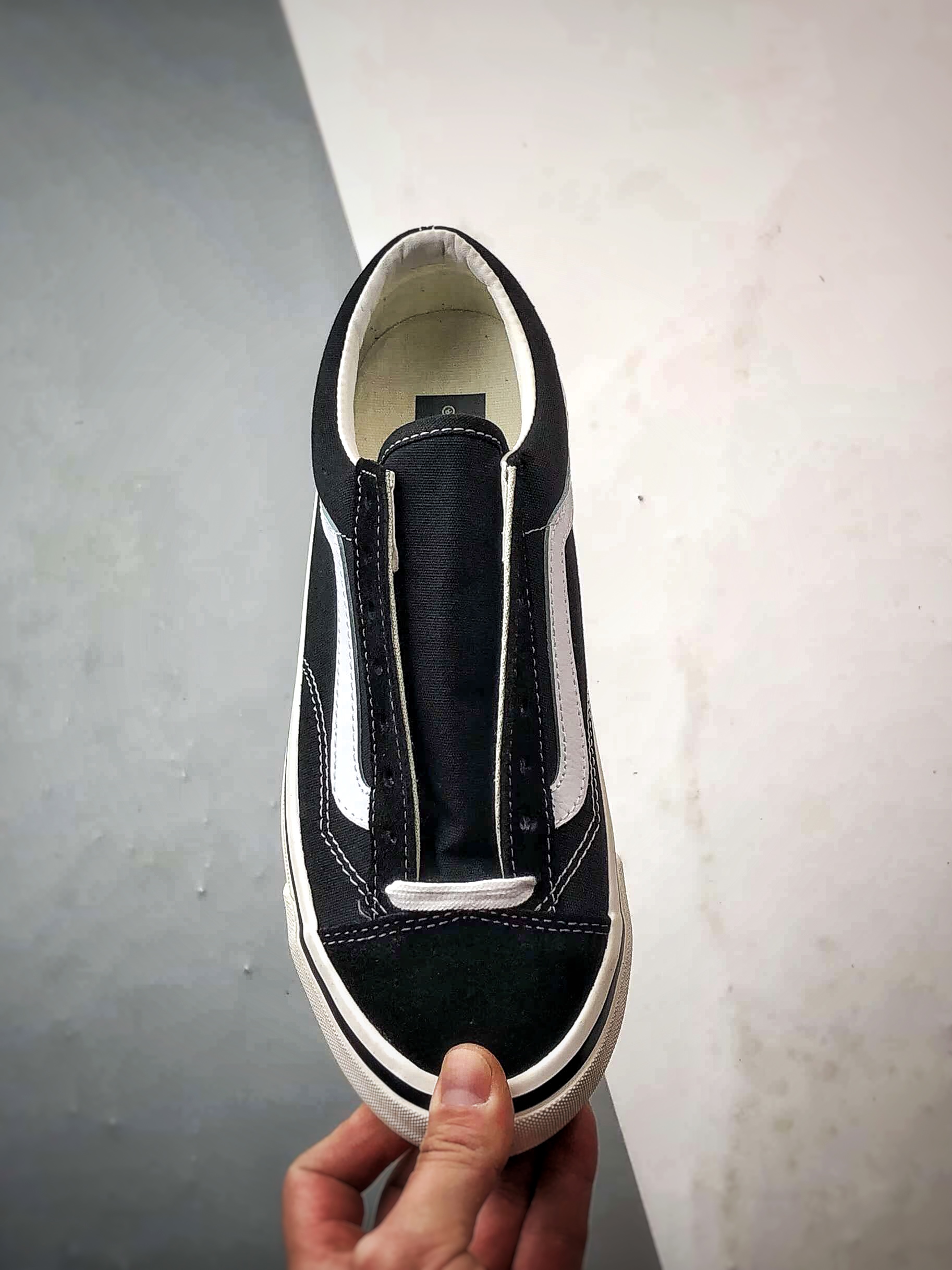 Vans Old Skool 36 DX 黑白 万斯 安纳海姆低帮休闲帆布滑板鞋