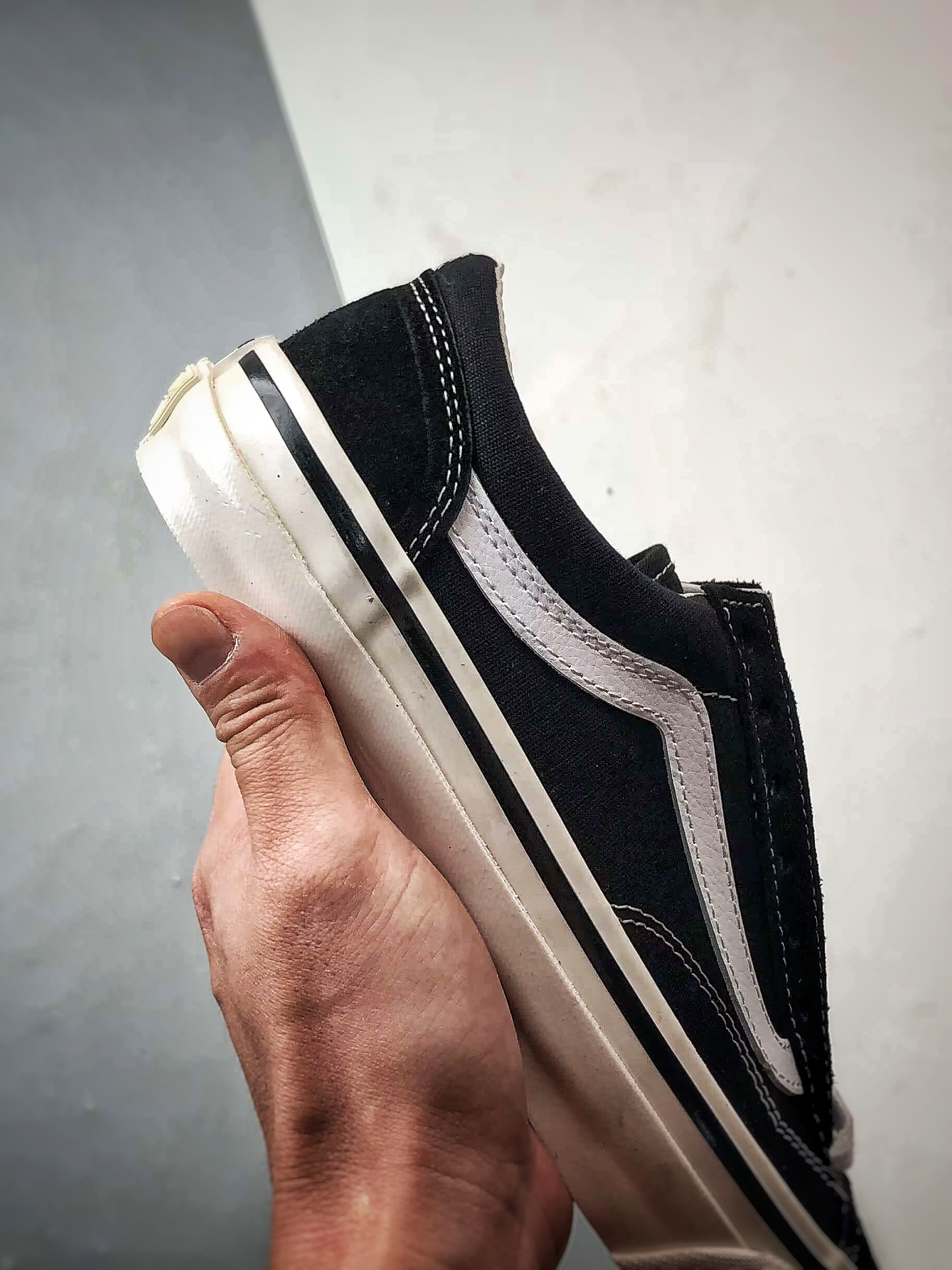 Vans Old Skool 36 DX 黑白 万斯 安纳海姆低帮休闲帆布滑板鞋