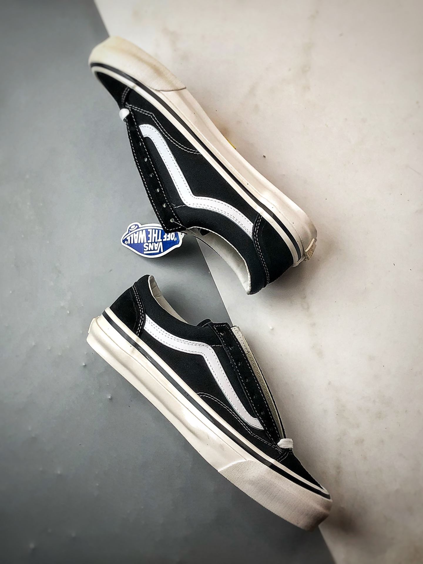 Vans Old Skool 36 DX 黑白 万斯 安纳海姆低帮休闲帆布滑板鞋