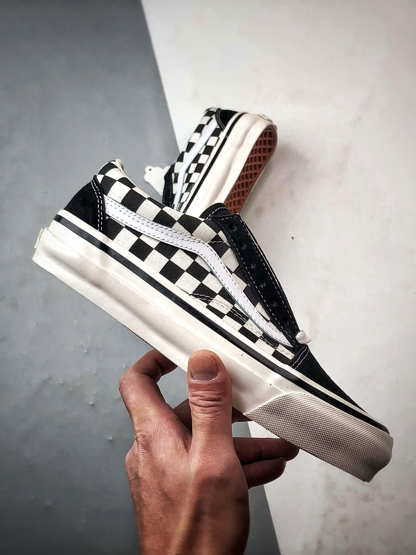 150 Vans Old Skool 36 DX 黑白棋盘格