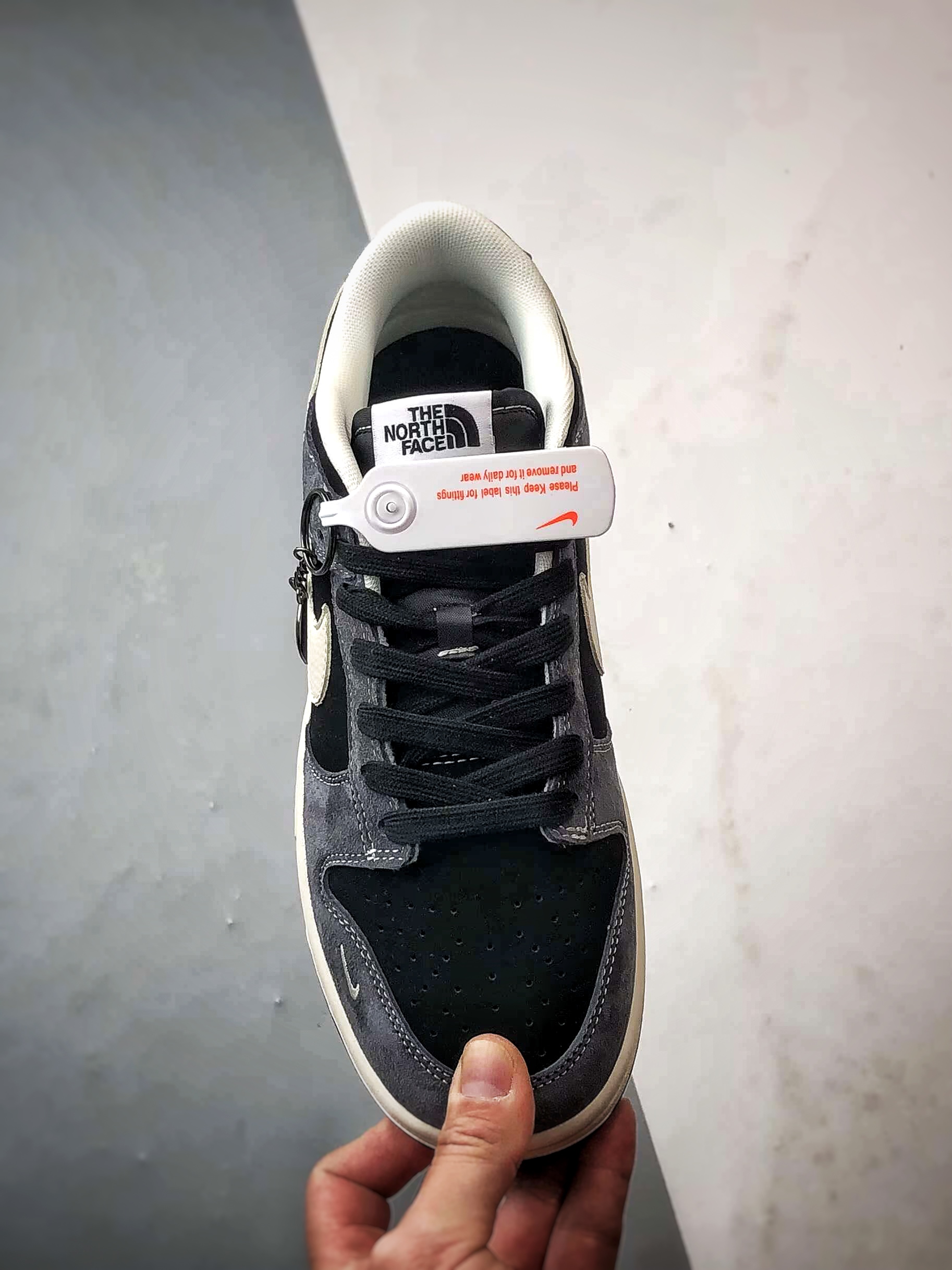 290 NK Dunk Low Retro ”DIY高端定制” 北面黑灰白 低帮休闲运动板鞋 DN3168-006