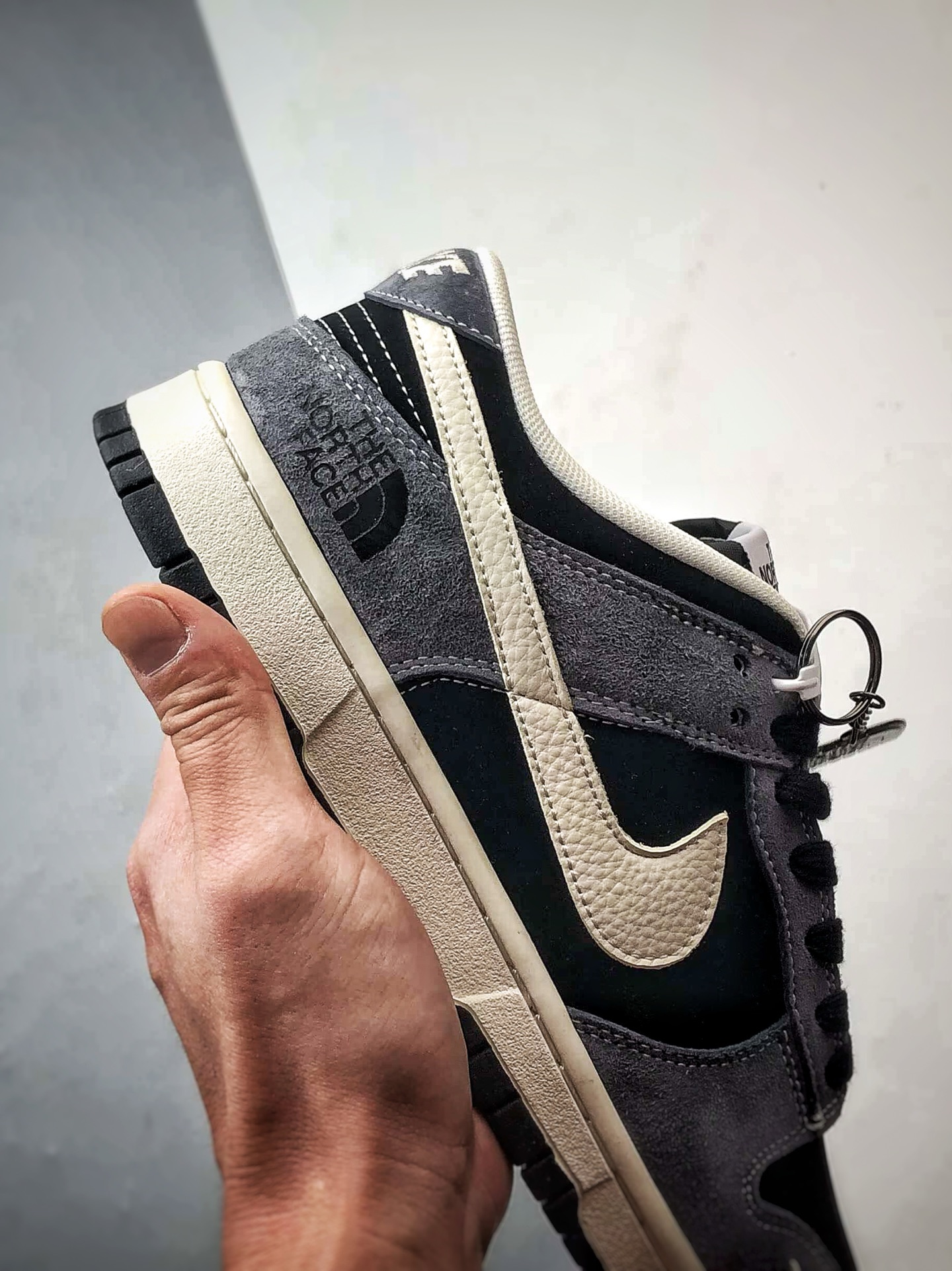 290 NK Dunk Low Retro ”DIY高端定制” 北面黑灰白 低帮休闲运动板鞋 DN3168-006