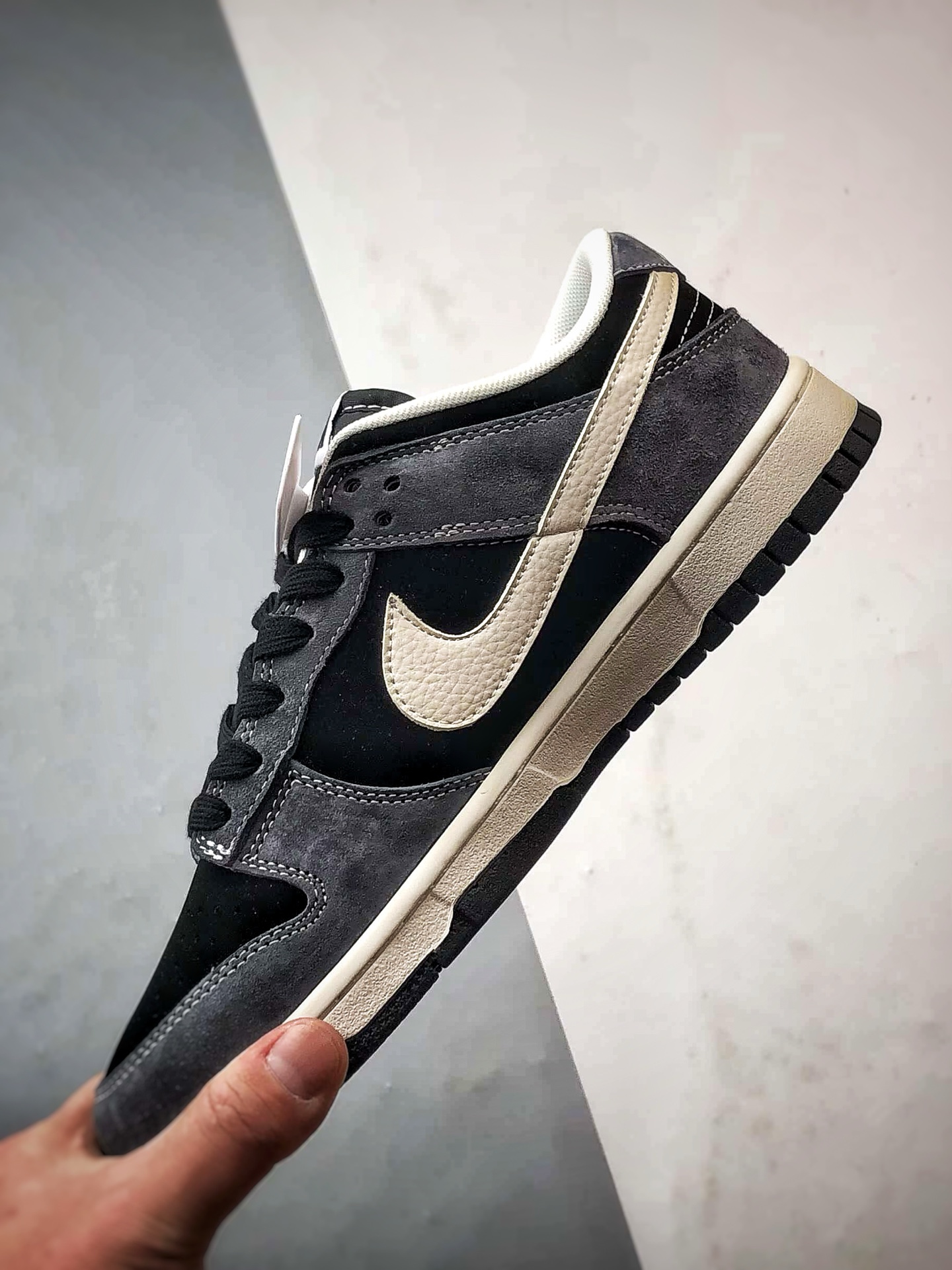 290 NK Dunk Low Retro ”DIY高端定制” 北面黑灰白 低帮休闲运动板鞋 DN3168-006