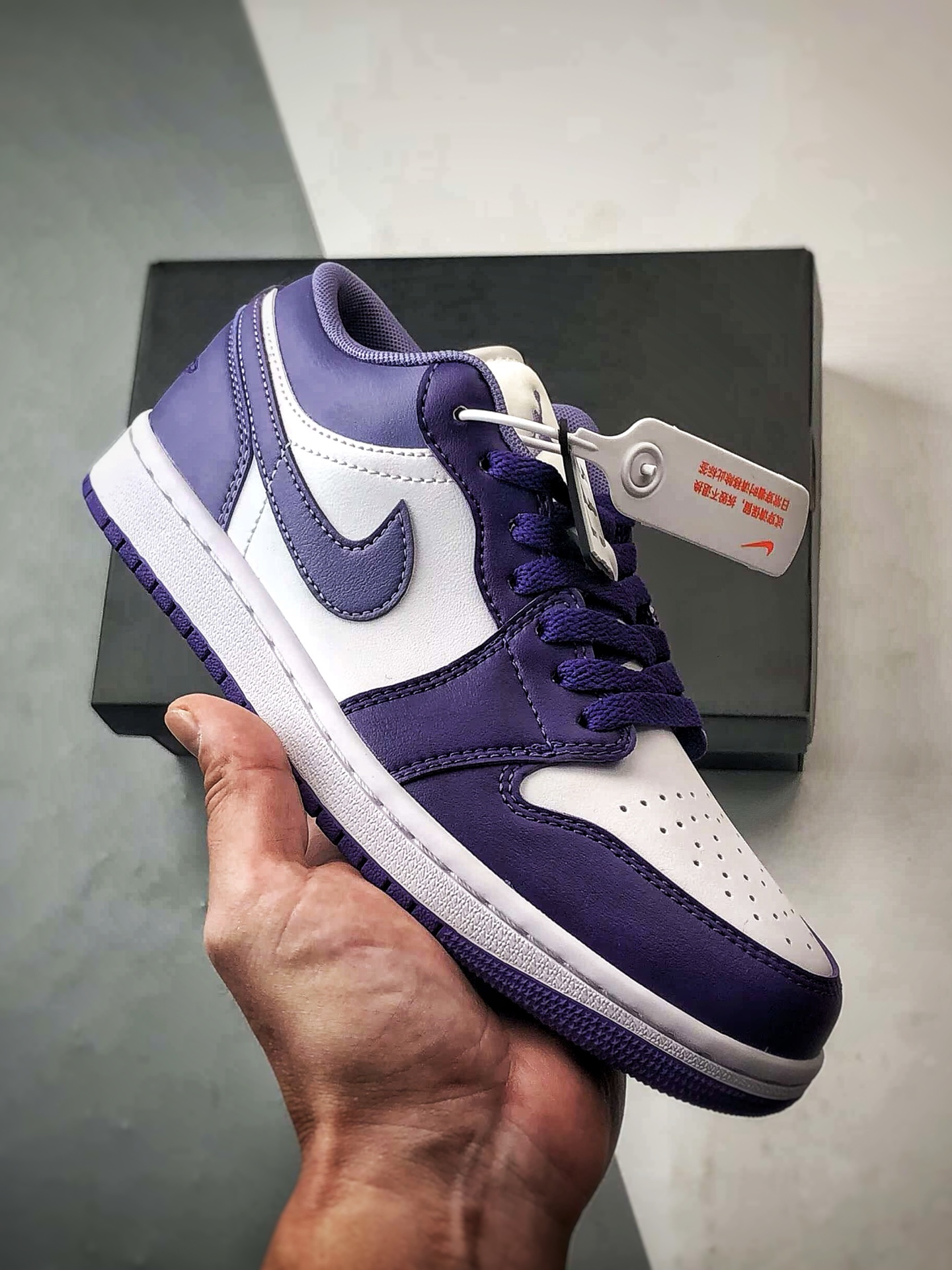 Air Jordan 1 Low 白紫 553558-551