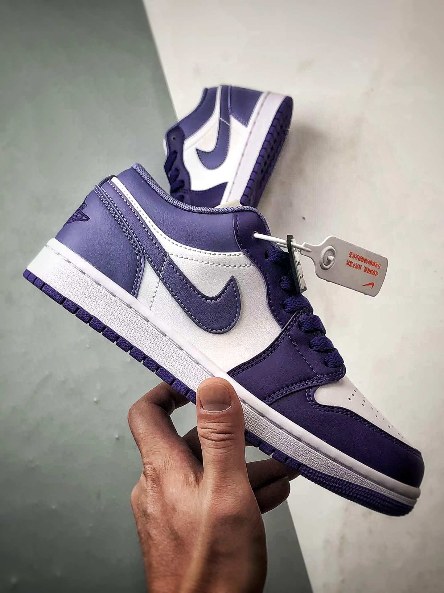 Air Jordan 1 Low 白紫 553558-551