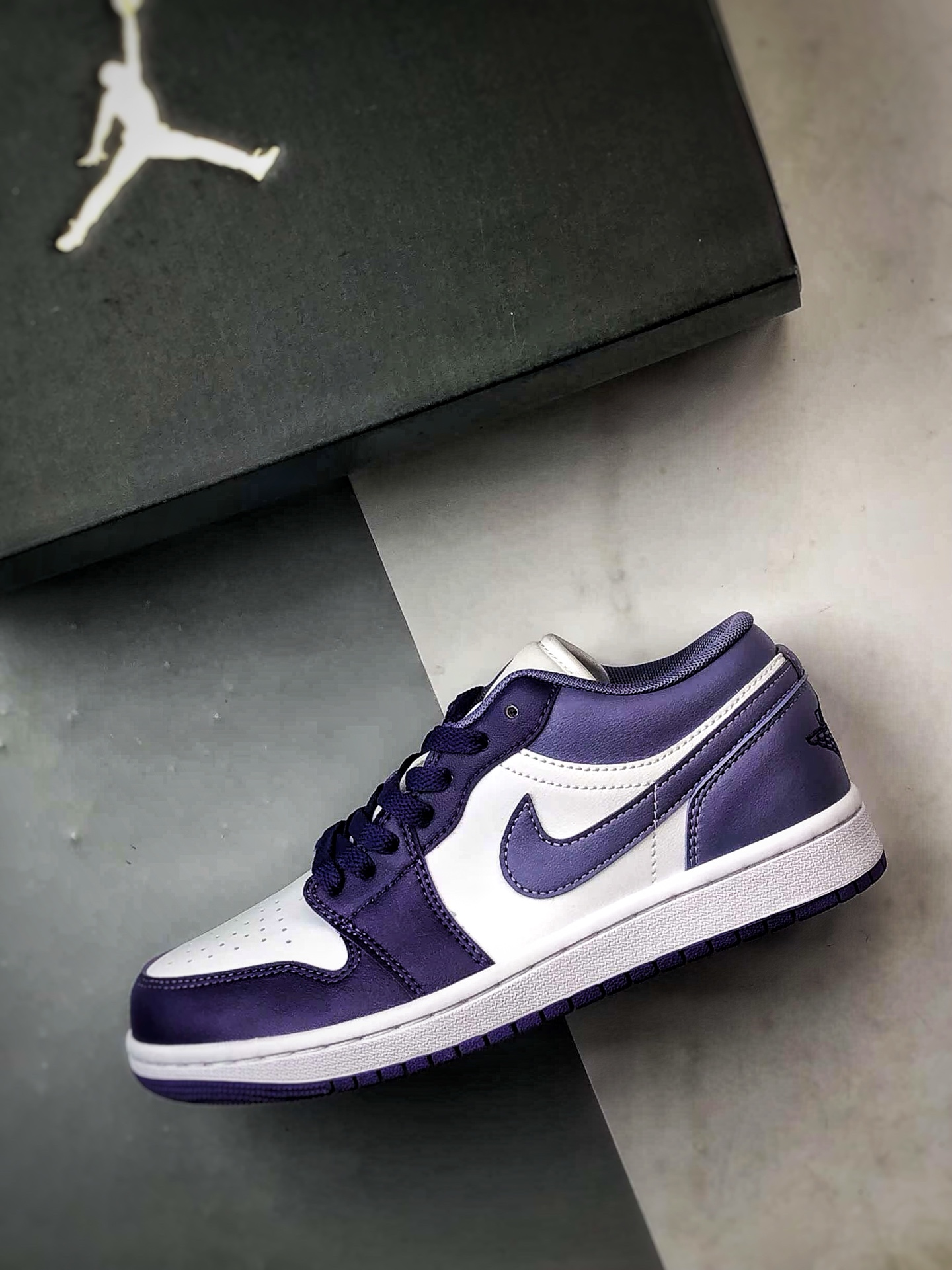 Air Jordan 1 Low 白紫 553558-551
