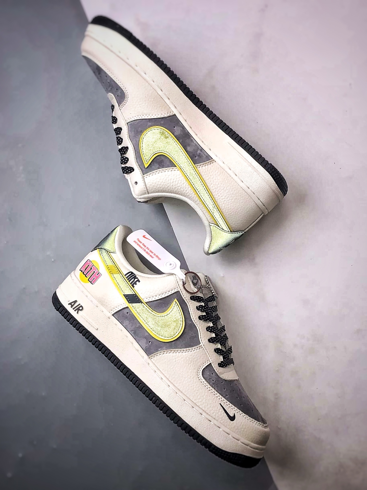 Kith x Air Force 1 Low 米灰黑黄 SY1388-013