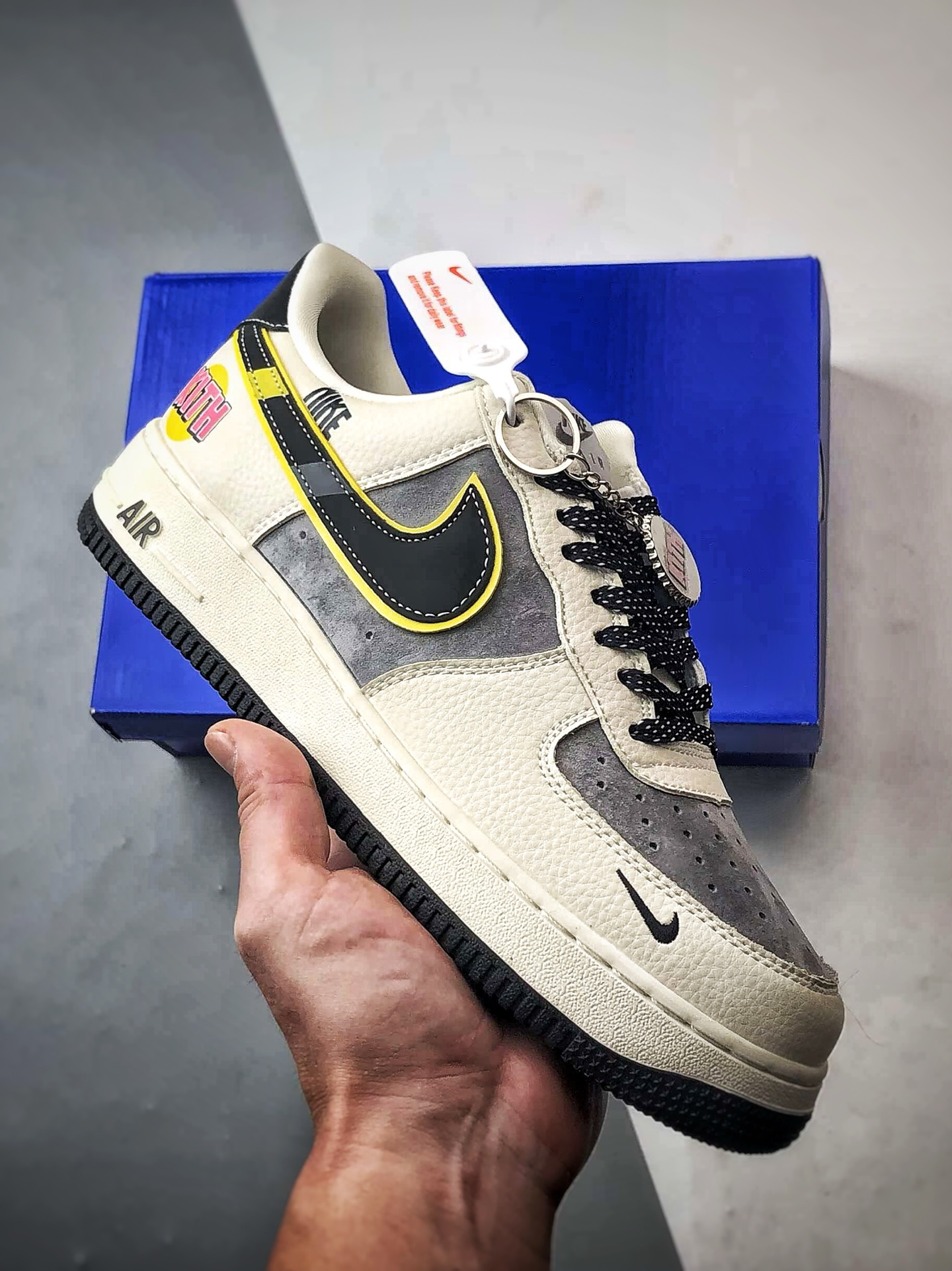 Kith x Air Force 1 Low 米灰黑黄 SY1388-013