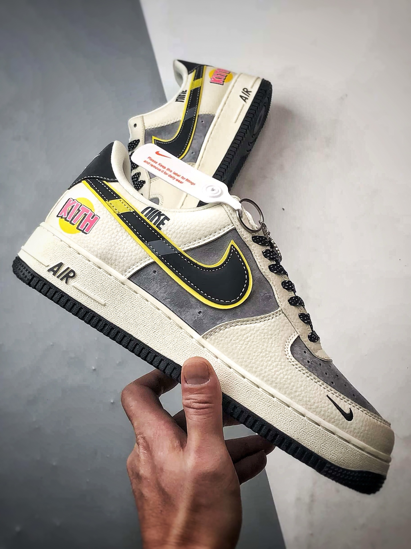 Kith x Air Force 1 Low 米灰黑黄 SY1388-013