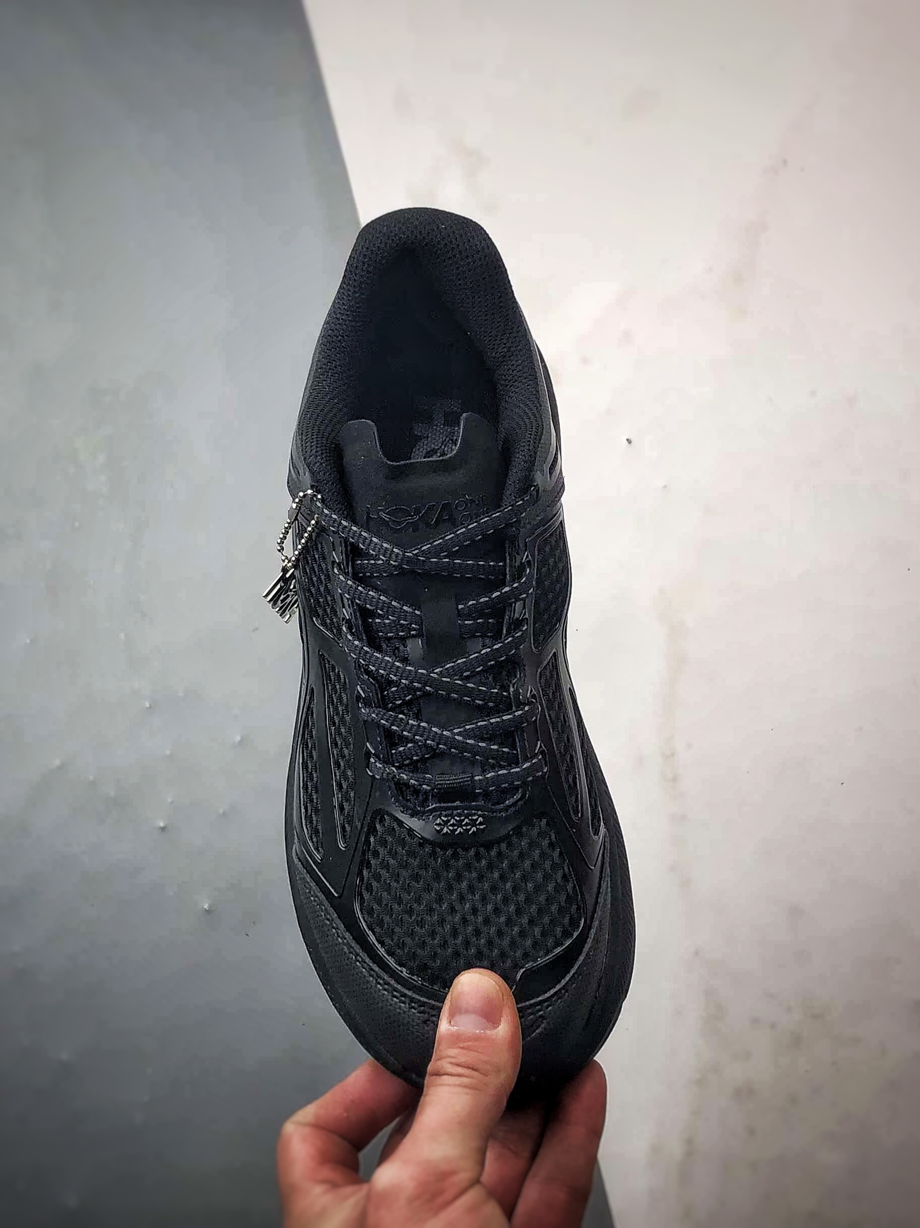 Hoka One One U CliftOne9 黑色 克利夫顿9代厚底网织轻量运动慢跑鞋 1155370-BBNB