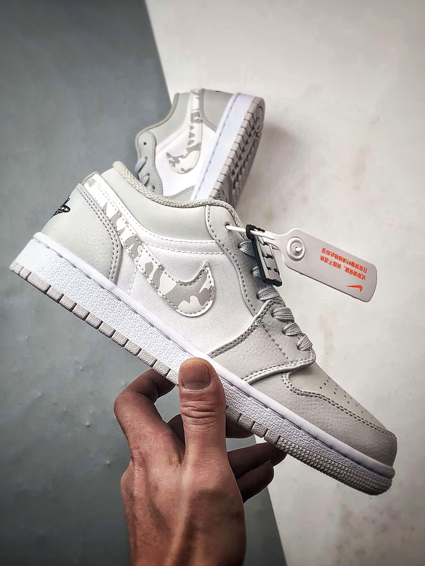 Air Jordan 1 Low 灰白迷彩 DC9036-100