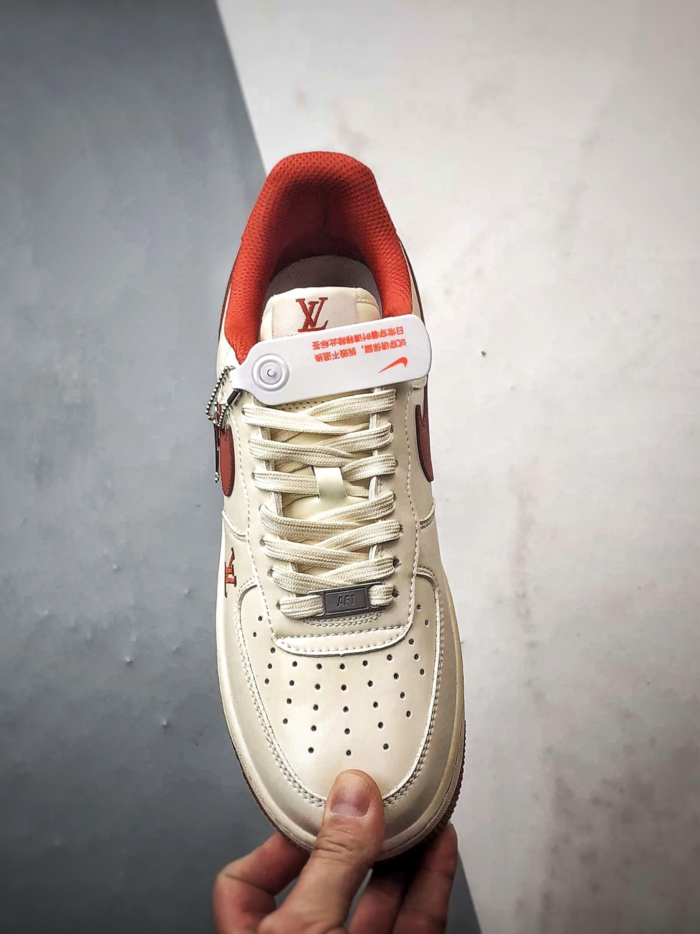 LV x Air Force 1 Low 米橙红 NH0601-588