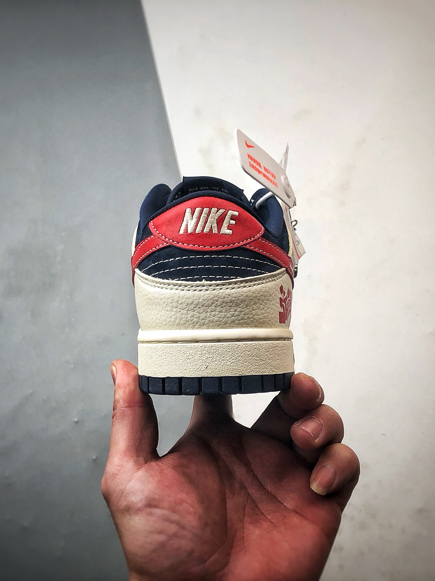 NK Dunk Low Retro ”DIY高端定制” 斯图西印花米蓝红 低帮休闲运动板鞋 DD1988-008