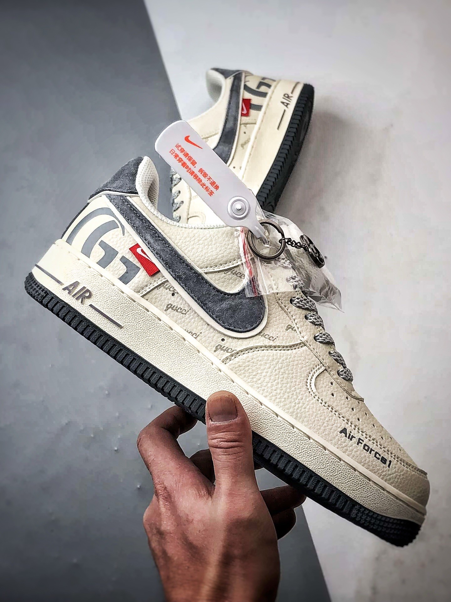 Gucci x Air Force 1 Low 米白灰 XL1982-330 Gucci x Air Force 1 Low 米白灰 XL1982-330
