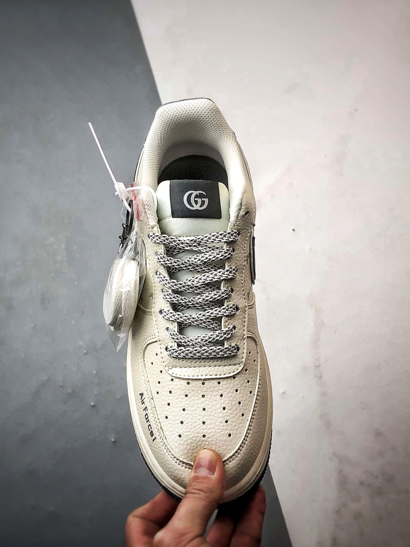 Gucci x Air Force 1 Low 米白灰 XL1982-330 Gucci x Air Force 1 Low 米白灰 XL1982-330
