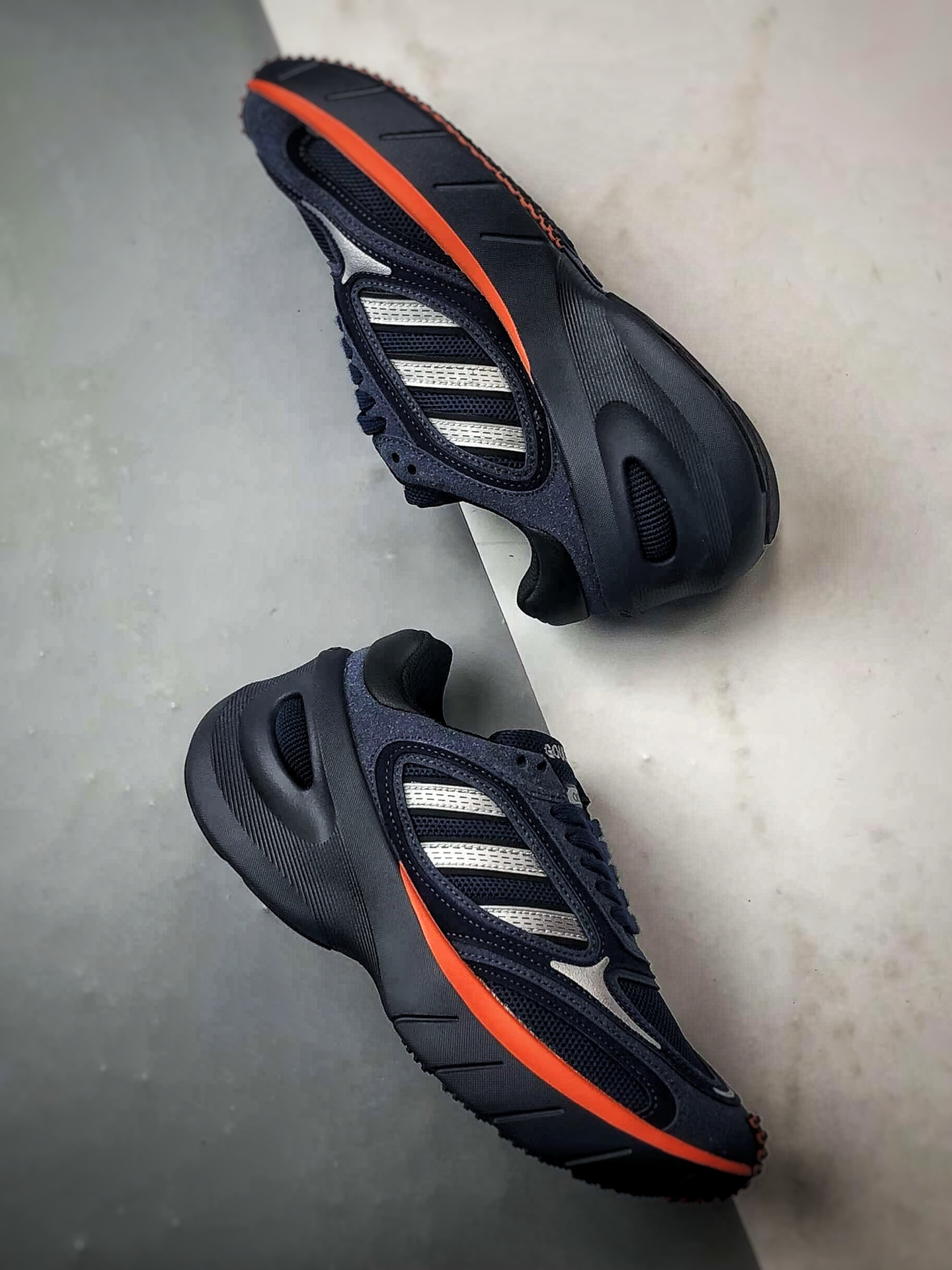 210 AD Adizero Goukana 海军蓝 复古潮流厚底老爹风运动跑鞋 JP7199-Chinese UA Cheap High Quatity Brand Clothes Bags handbags Sneakers wholesale wholesaler seller from China Factory suppliers Fashion Clothing Shoes best Quality Beautiful Price 210 AD Adizero Goukana 海军蓝 复古潮流厚底老爹风运动跑鞋 JP7199