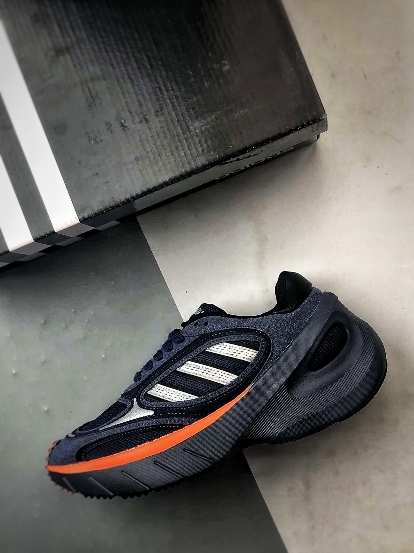 210 AD Adizero Goukana 海军蓝 复古潮流厚底老爹风运动跑鞋 JP7199-Chinese UA Cheap High Quatity Brand Clothes Bags handbags Sneakers wholesale wholesaler seller from China Factory suppliers Fashion Clothing Shoes best Quality Beautiful Price 210 AD Adizero Goukana 海军蓝 复古潮流厚底老爹风运动跑鞋 JP7199