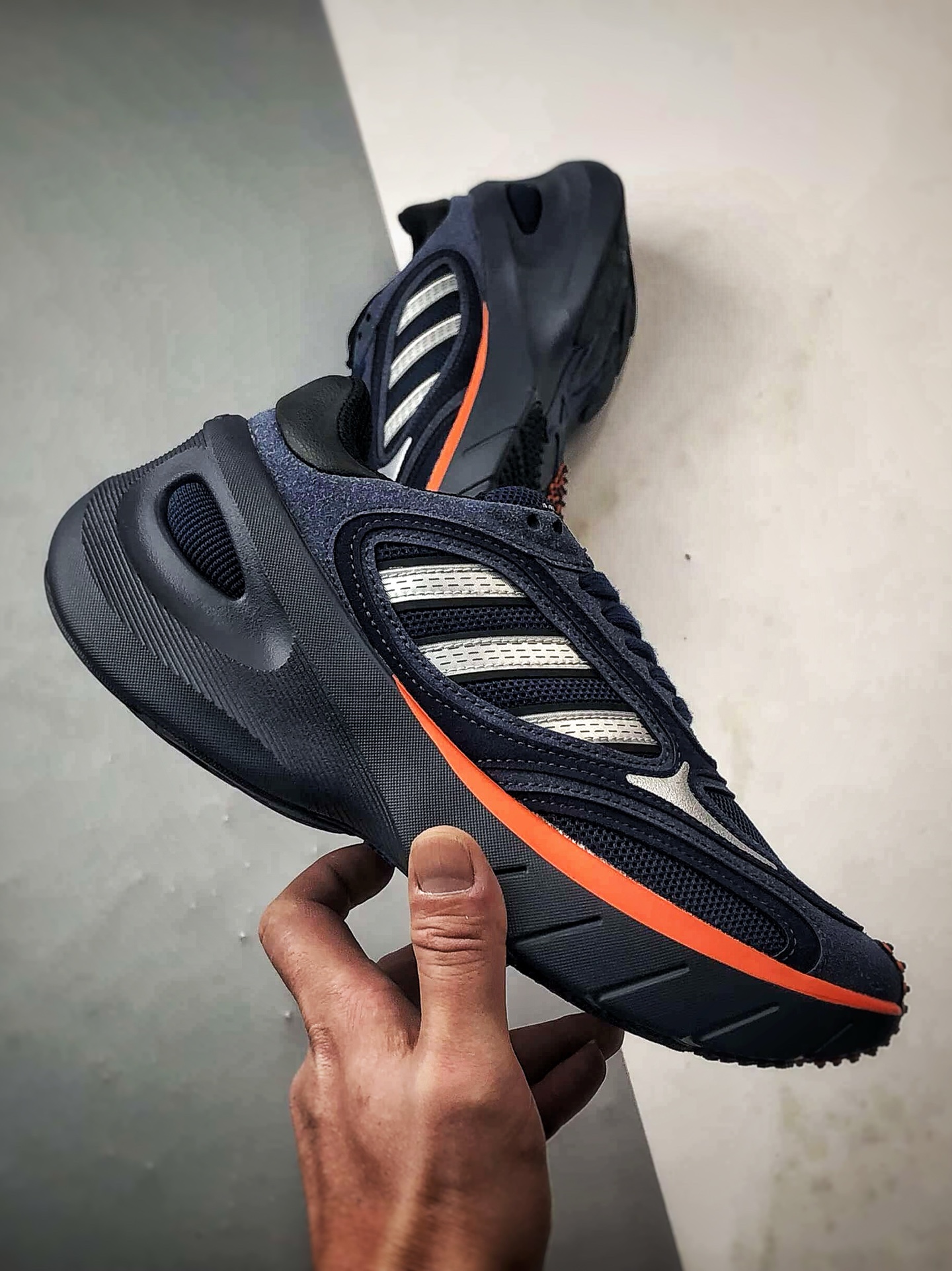 210 AD Adizero Goukana 海军蓝 复古潮流厚底老爹风运动跑鞋 JP7199-Chinese UA Cheap High Quatity Brand Clothes Bags handbags Sneakers wholesale wholesaler seller from China Factory suppliers Fashion Clothing Shoes best Quality Beautiful Price 210 AD Adizero Goukana 海军蓝 复古潮流厚底老爹风运动跑鞋 JP7199