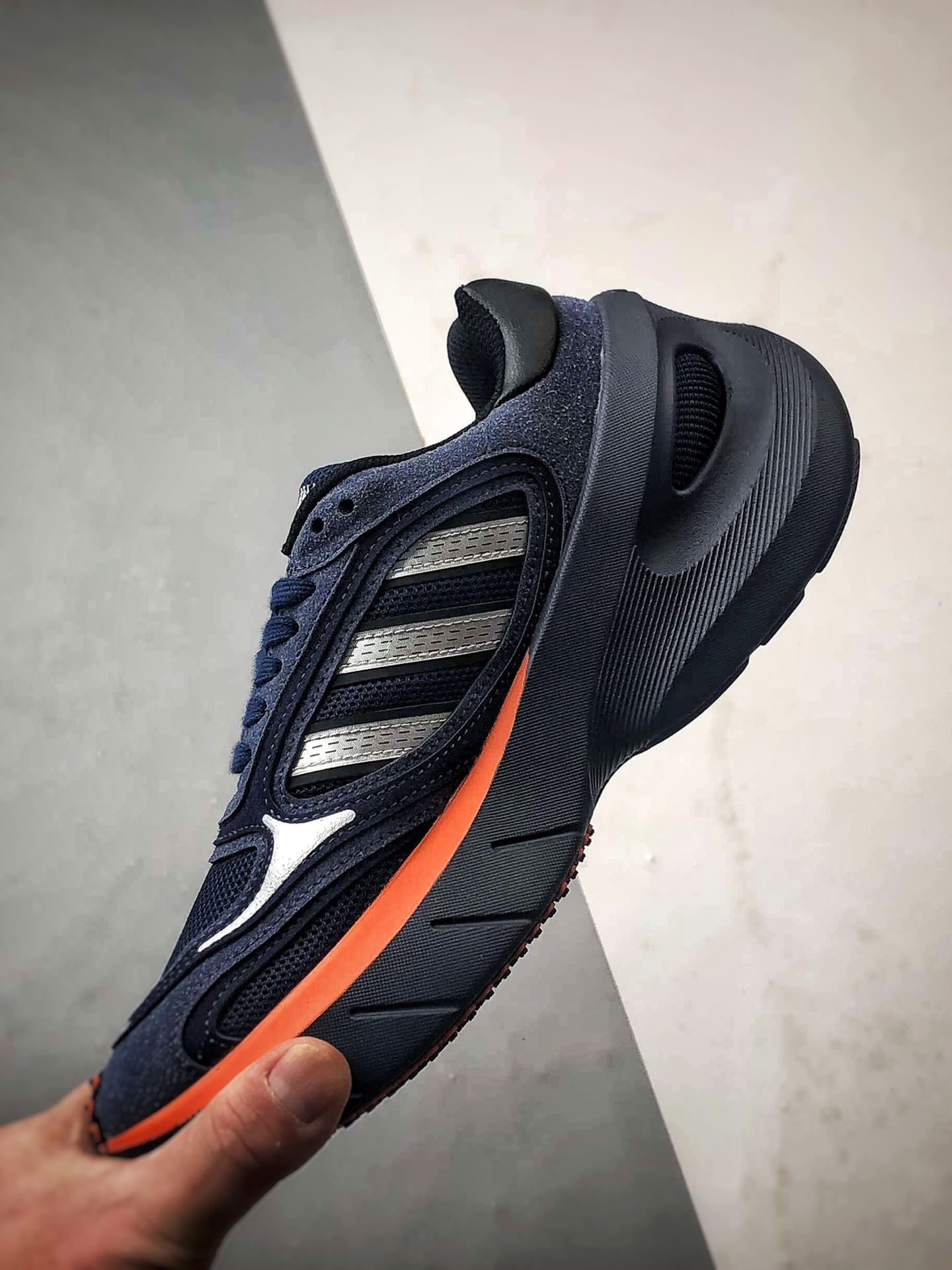 210 AD Adizero Goukana 海军蓝 复古潮流厚底老爹风运动跑鞋 JP7199-Chinese UA Cheap High Quatity Brand Clothes Bags handbags Sneakers wholesale wholesaler seller from China Factory suppliers Fashion Clothing Shoes best Quality Beautiful Price 210 AD Adizero Goukana 海军蓝 复古潮流厚底老爹风运动跑鞋 JP7199