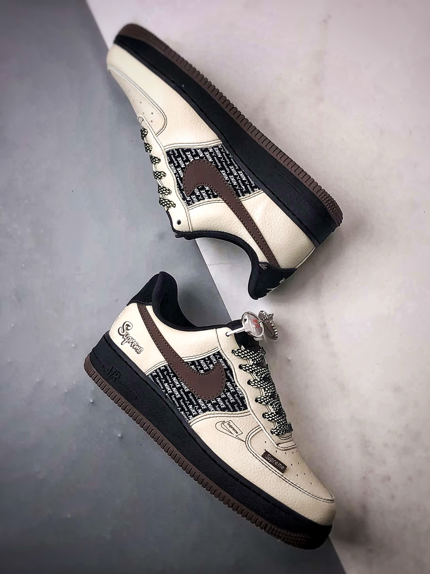 280 Sup x Air Force 1 Low 印字米黑棕 KD1688-004-Chinese UA Cheap High Quatity Brand Clothes Bags handbags Sneakers wholesale wholesaler seller from China Factory suppliers Fashion Clothing Shoes best Quality Beautiful Price 280 Sup x Air Force 1 Low 印字米黑棕 KD1688-004