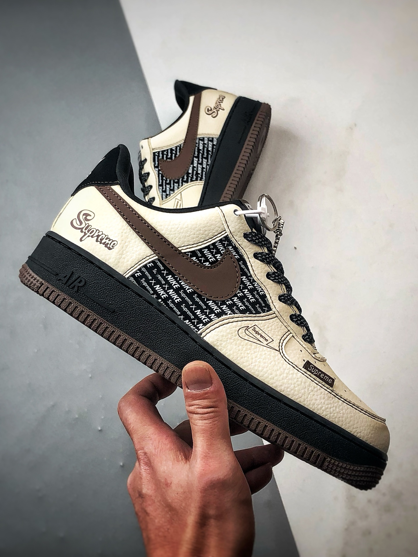 280 Sup x Air Force 1 Low 印字米黑棕 KD1688-004-Chinese UA Cheap High Quatity Brand Clothes Bags handbags Sneakers wholesale wholesaler seller from China Factory suppliers Fashion Clothing Shoes best Quality Beautiful Price 280 Sup x Air Force 1 Low 印字米黑棕 KD1688-004