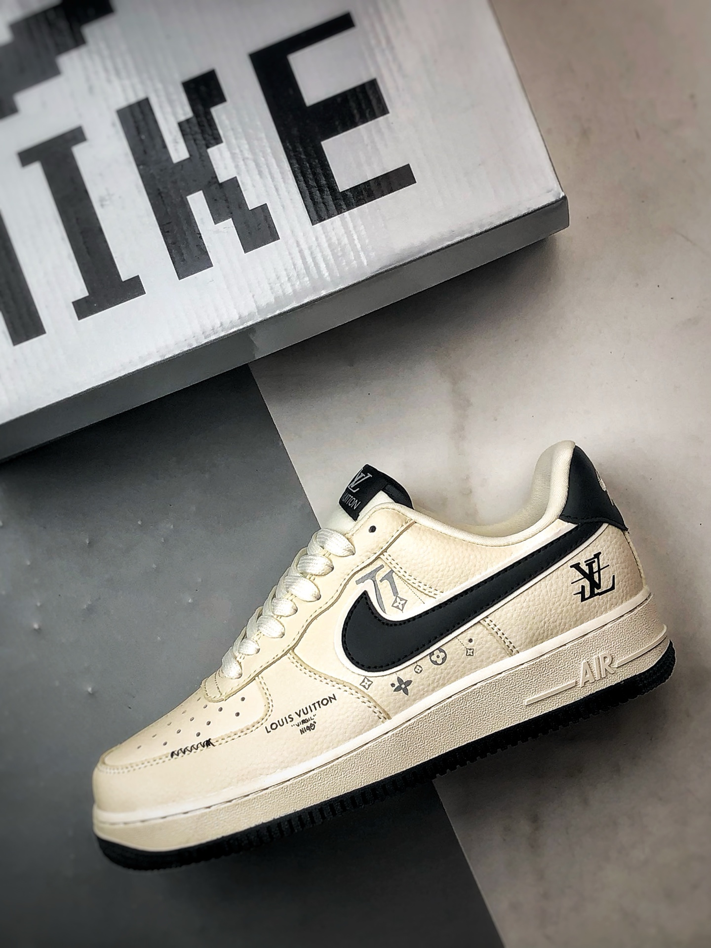 280 LV x Air Force 1 Low 米白黑 LD1999-001-Chinese UA Cheap High Quatity Brand Clothes Bags handbags Sneakers wholesale wholesaler seller from China Factory suppliers Fashion Clothing Shoes best Quality Beautiful Price 280 LV x Air Force 1 Low 米白黑 LD1999-001