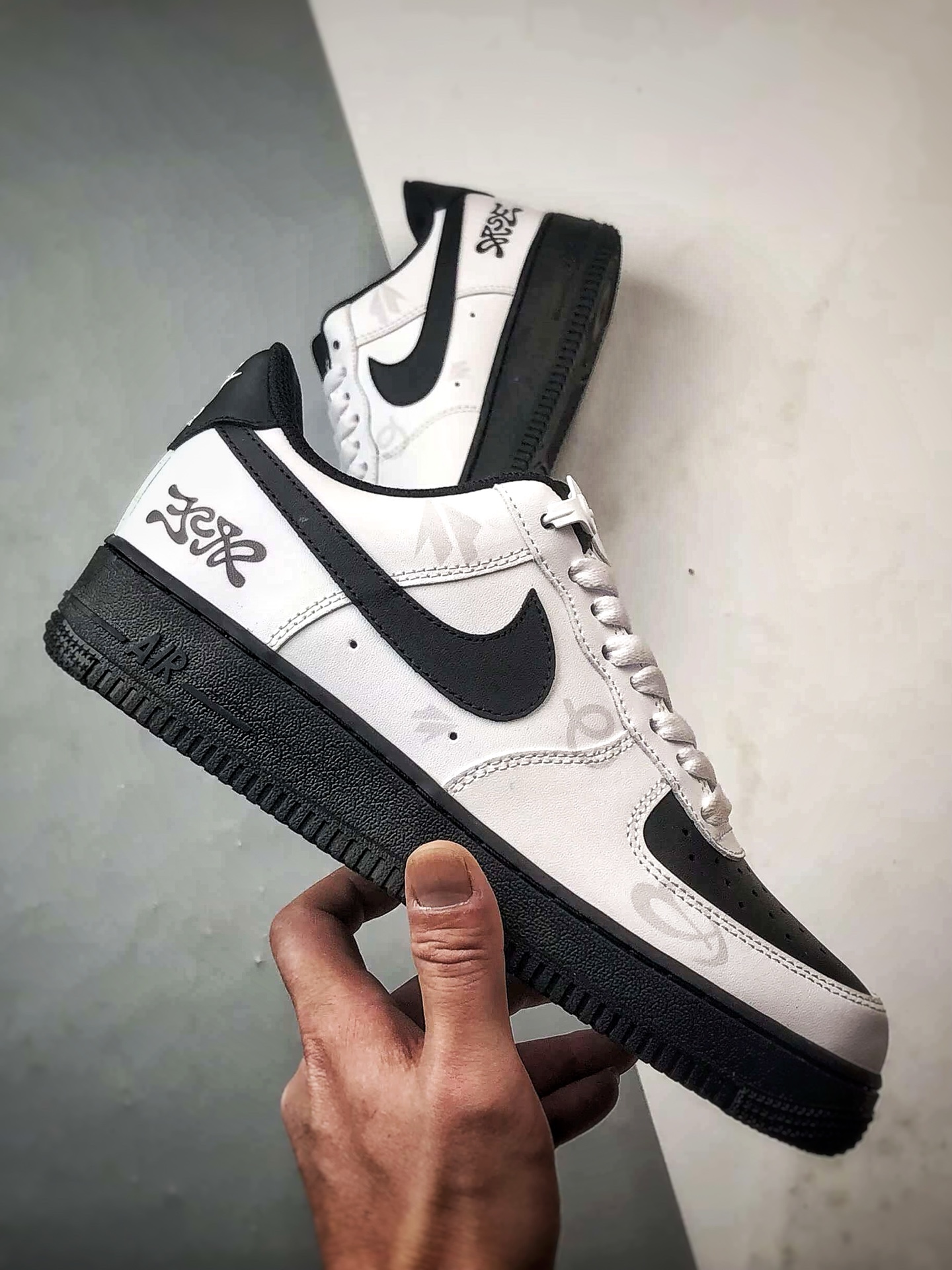 280 定制球鞋 Air Force 1 Low 城市烙印 黑白撞色 经典休闲运动板鞋 ZH0316-153
