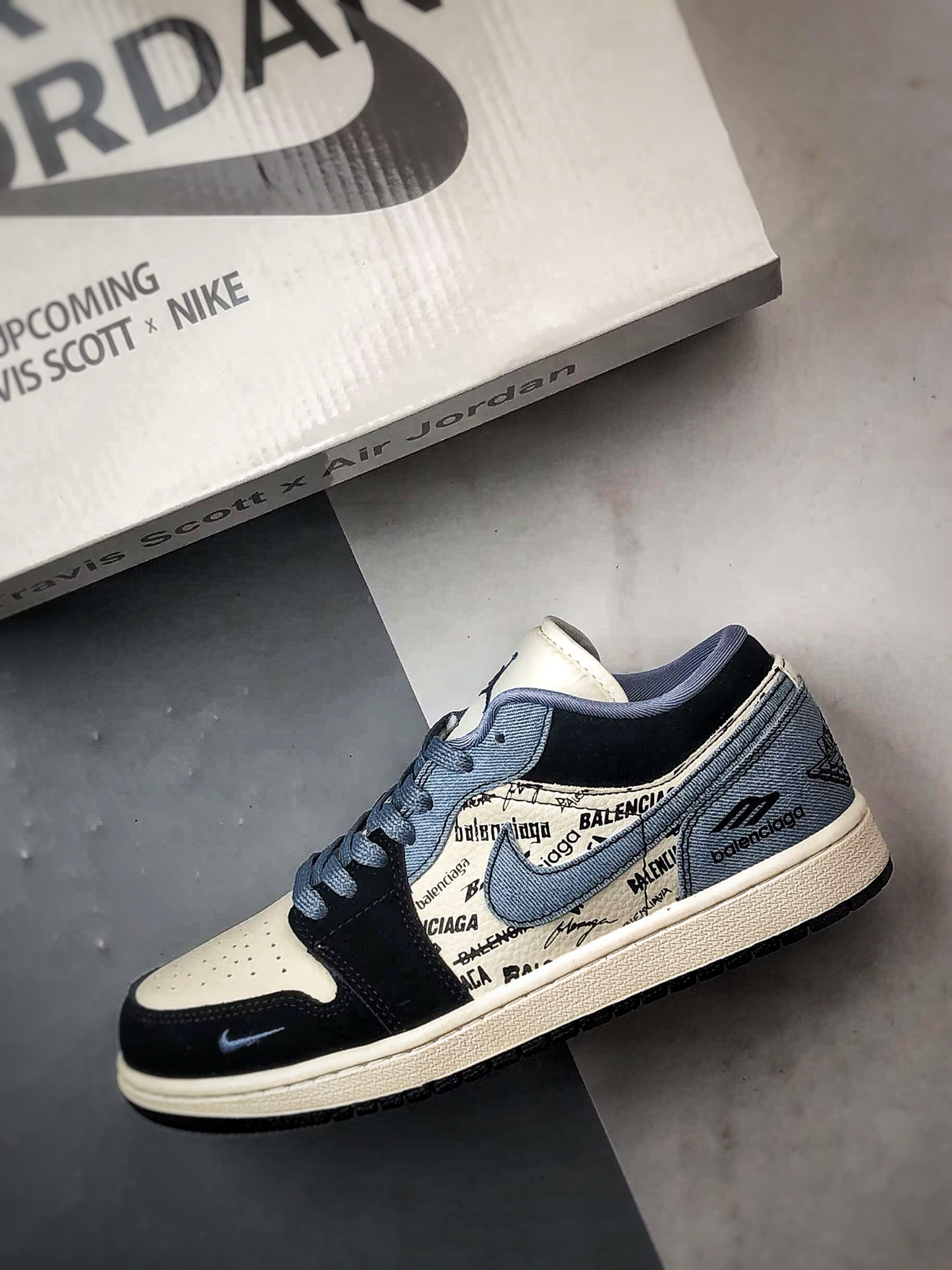 290 Air Jordan 1 Low ”高端定制” 巴黎印花米黑蓝牛仔 LD8888-010-Chinese UA Cheap High Quatity Brand Clothes Bags handbags Sneakers wholesale wholesaler seller from China Factory suppliers Fashion Clothing Shoes best Quality Beautiful Price 290 Air Jordan 1 Low ”高端定制” 巴黎印花米黑蓝牛仔 LD8888-010