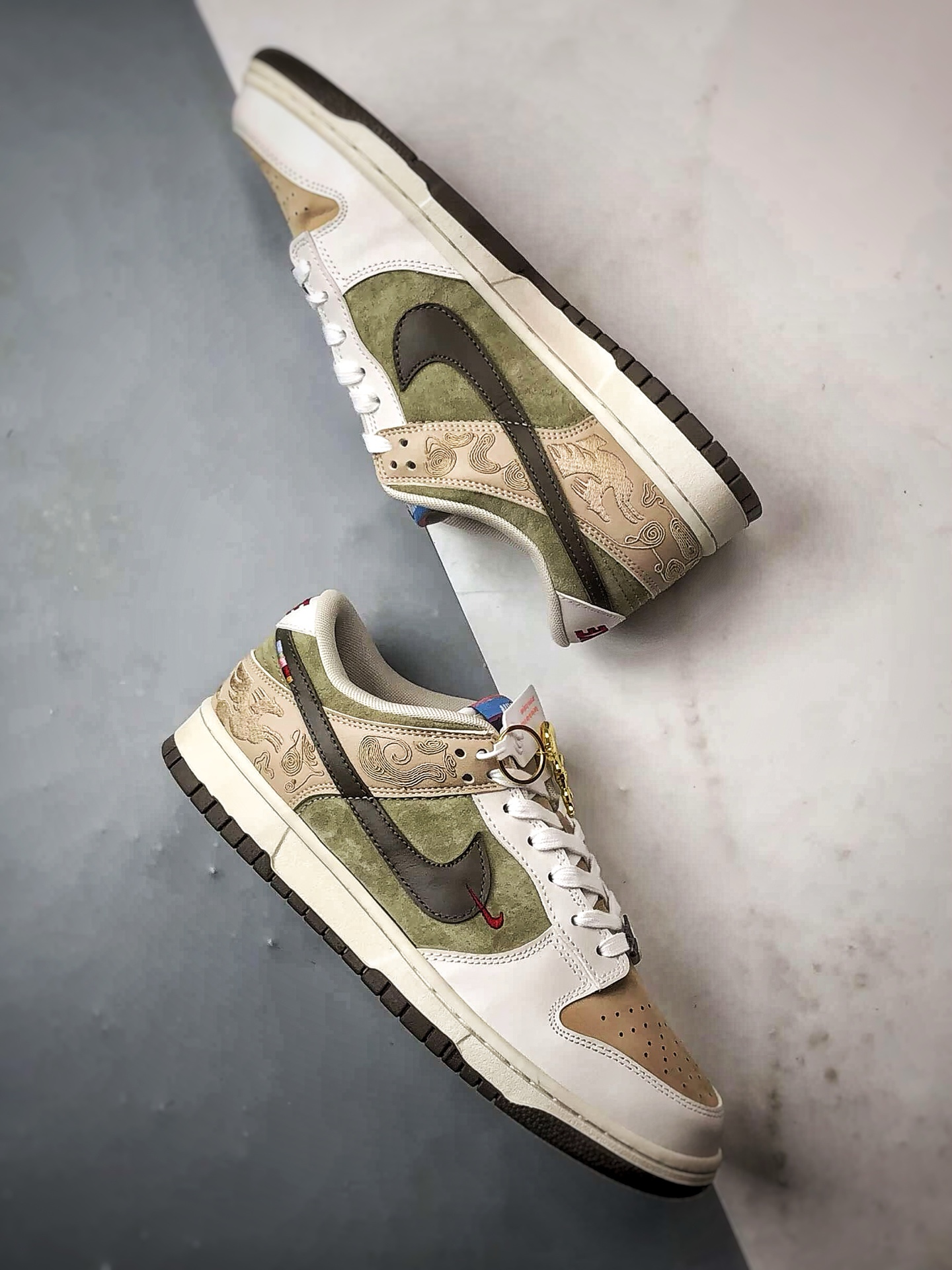 240 性价比触顶 同价区间无对手 NK Dunk Pegasus Pack 马年限定米褐色 低帮复古休闲运动滑板鞋 IQ1118-220