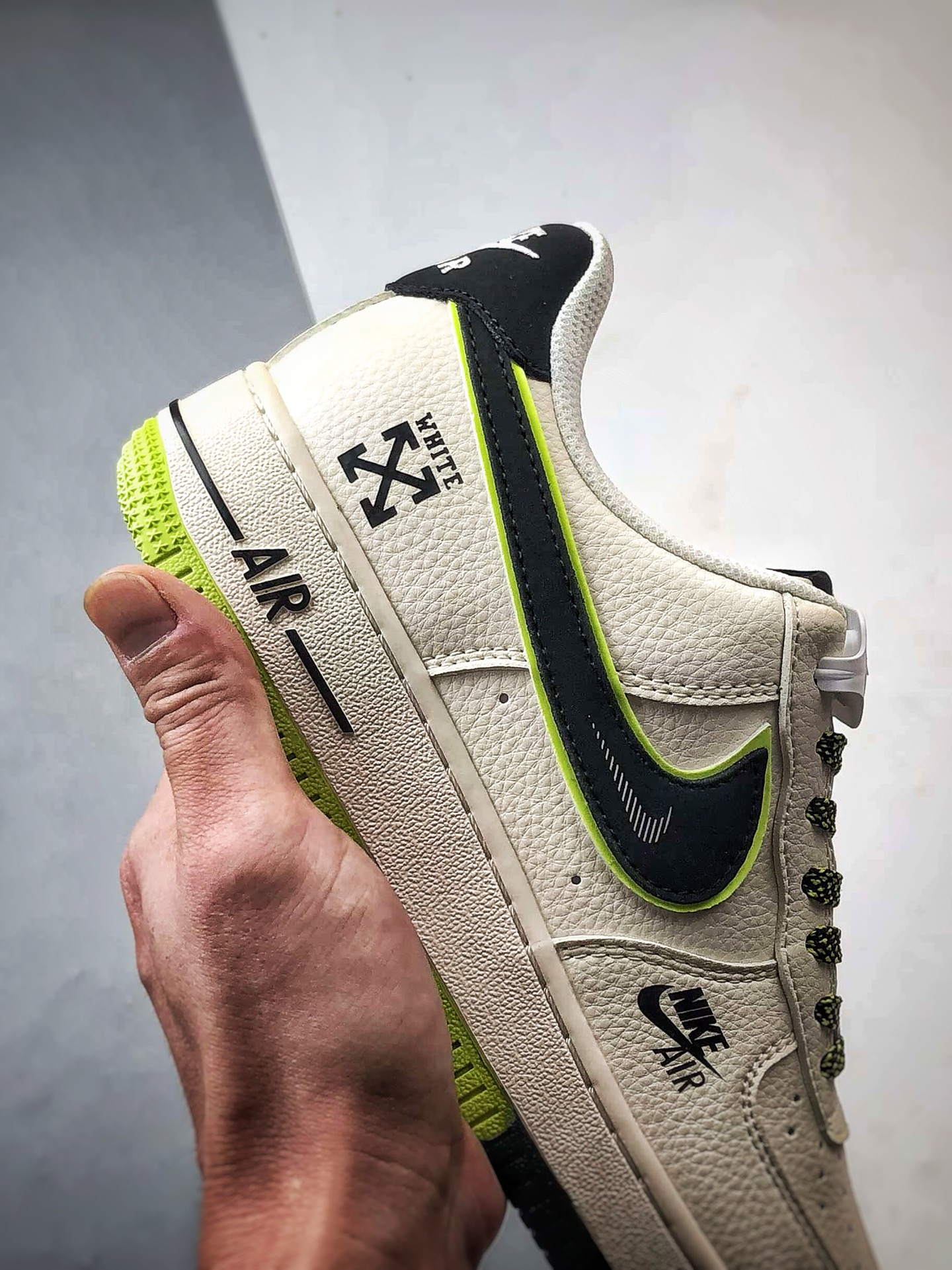 280 OW x Air Force 1 Low 米黑绿 QW5836-023-Chinese UA Cheap High Quatity Brand Clothes Bags handbags Sneakers wholesale wholesaler seller from China Factory suppliers Fashion Clothing Shoes best Quality Beautiful Price 280 OW x Air Force 1 Low 米黑绿 QW5836-023