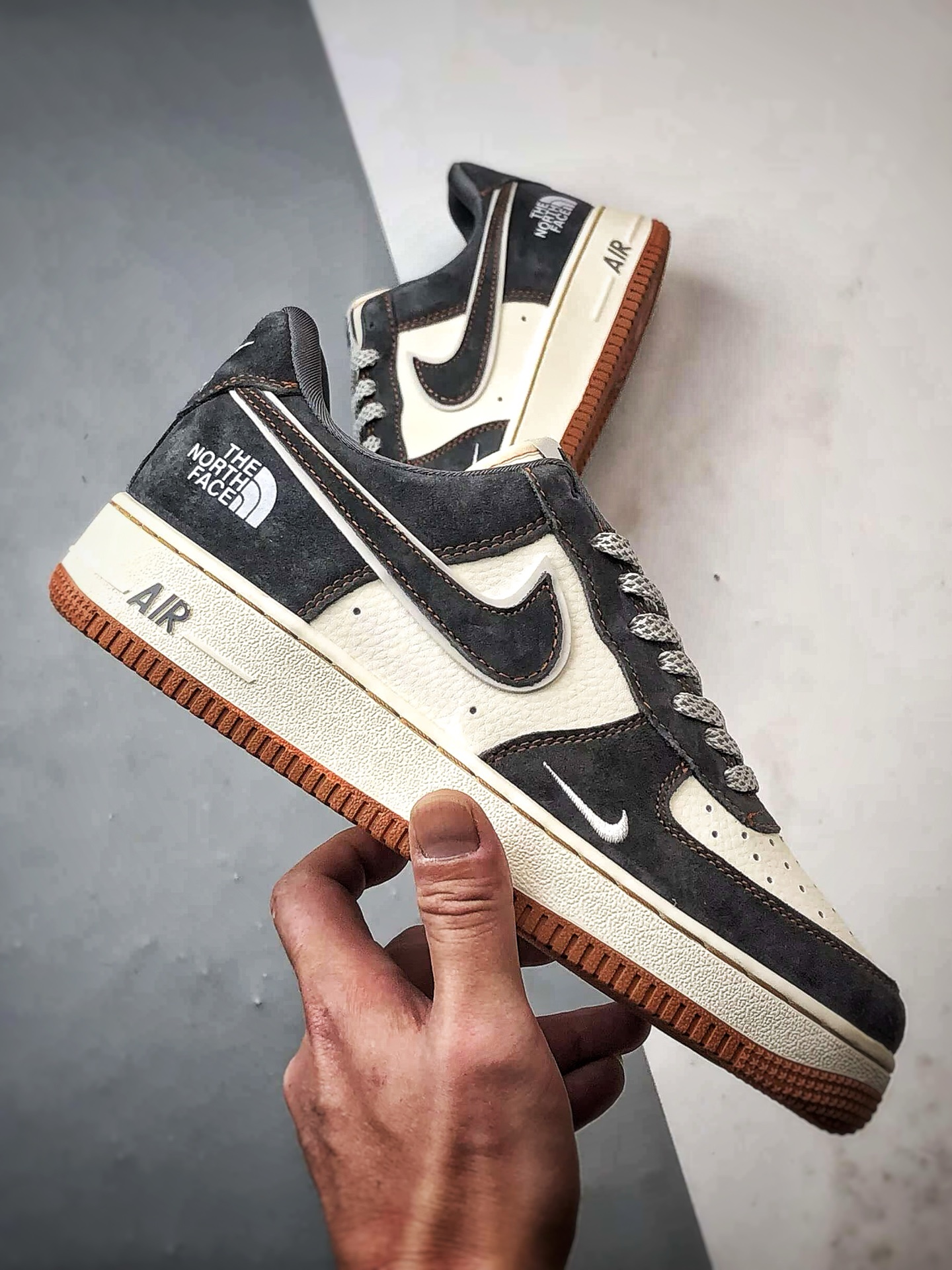 280 TNF x Air Force 1 Low 米白深灰 SS1979-005