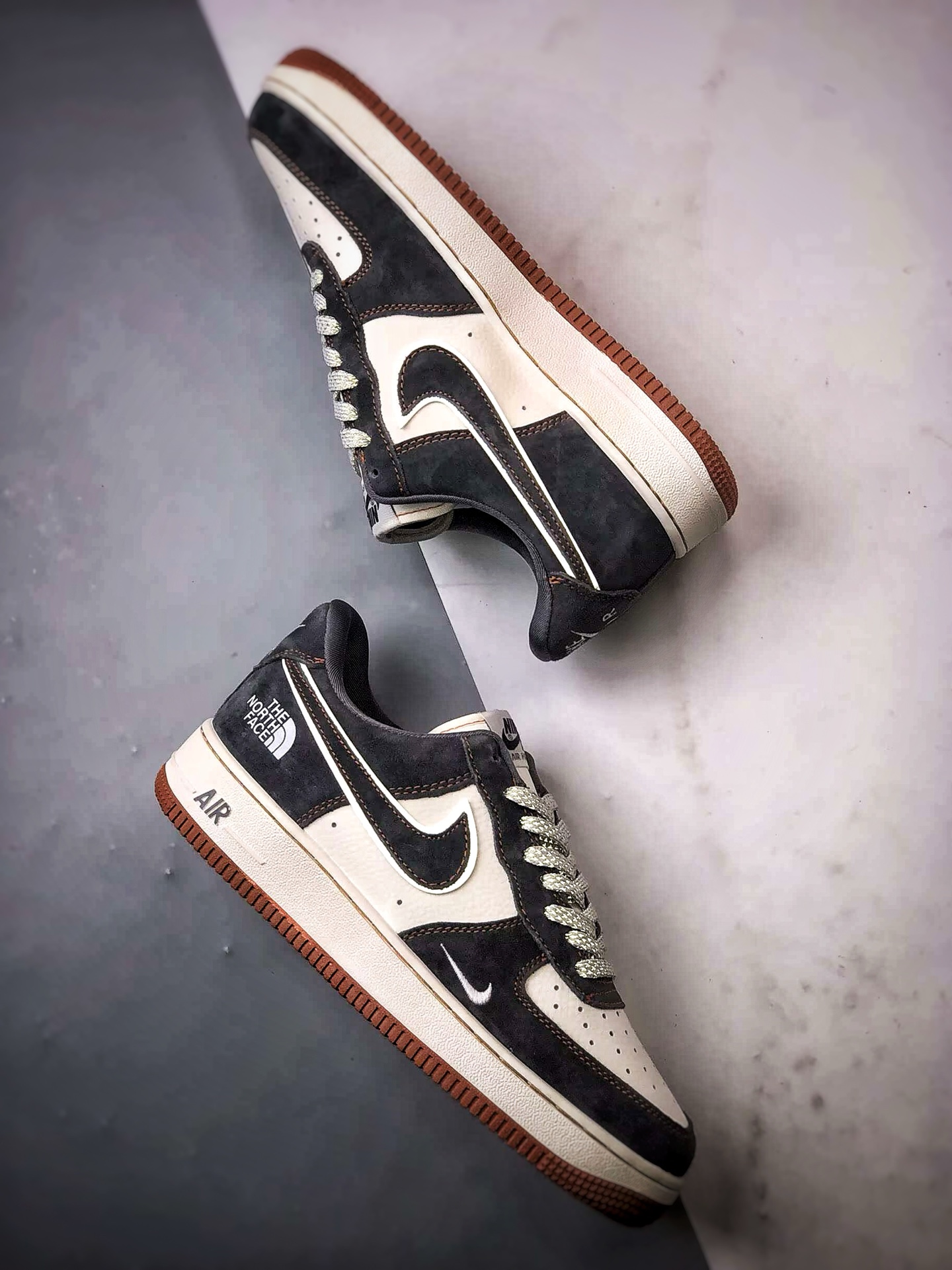 280 TNF x Air Force 1 Low 米白深灰 SS1979-005