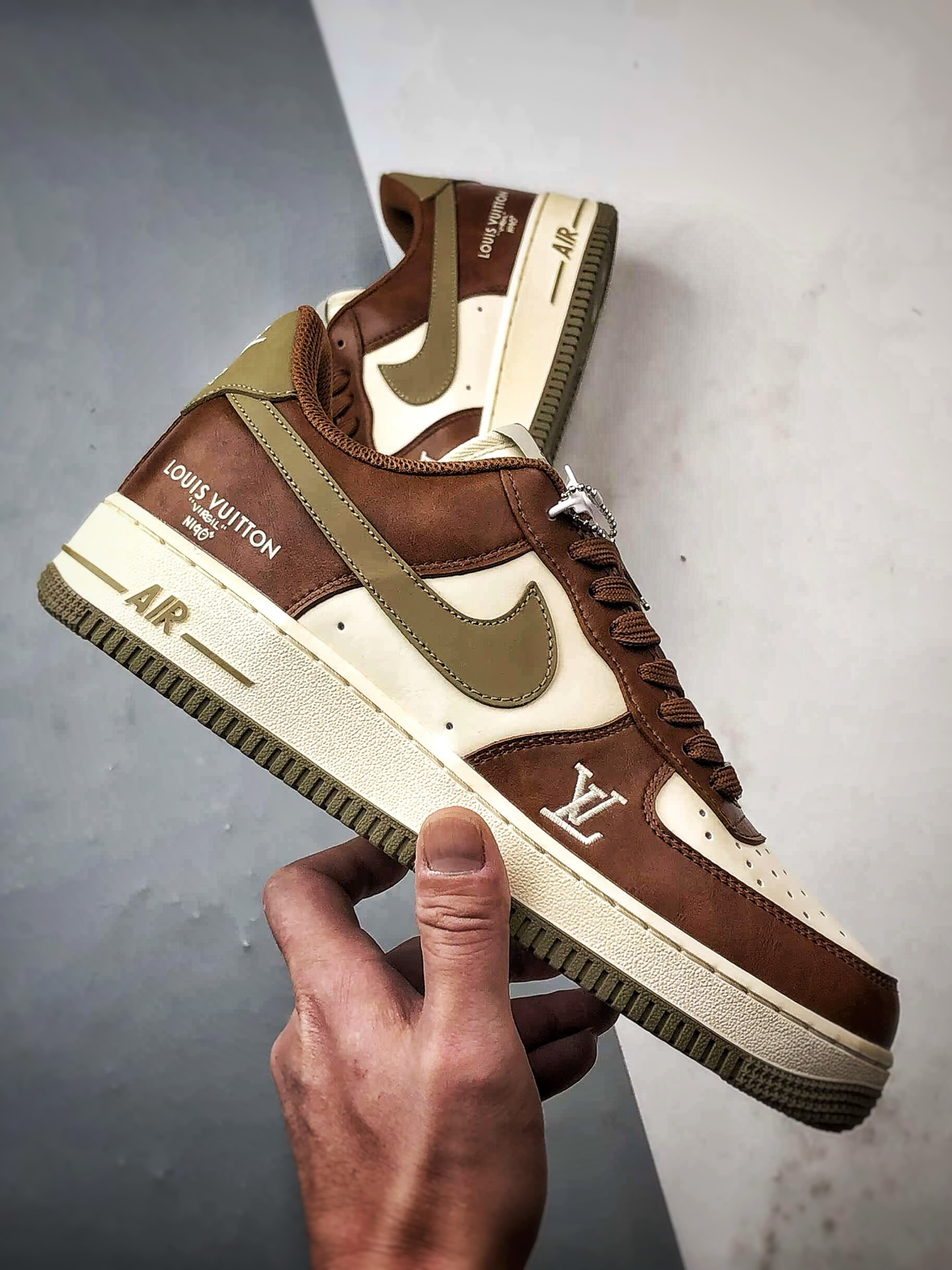 280 LV x Air Force 1 Low 米棕绿 NH0601-590-Chinese UA Cheap High Quatity Brand Clothes Bags handbags Sneakers wholesale wholesaler seller from China Factory suppliers Fashion Clothing Shoes best Quality Beautiful Price 280 LV x Air Force 1 Low 米棕绿 NH0601-590