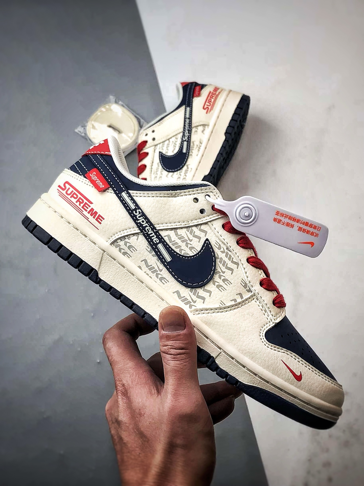 290 NK Dunk Low Retro ”DIY高端定制” Sup米蓝红 低帮休闲运动板鞋 XD1588-241